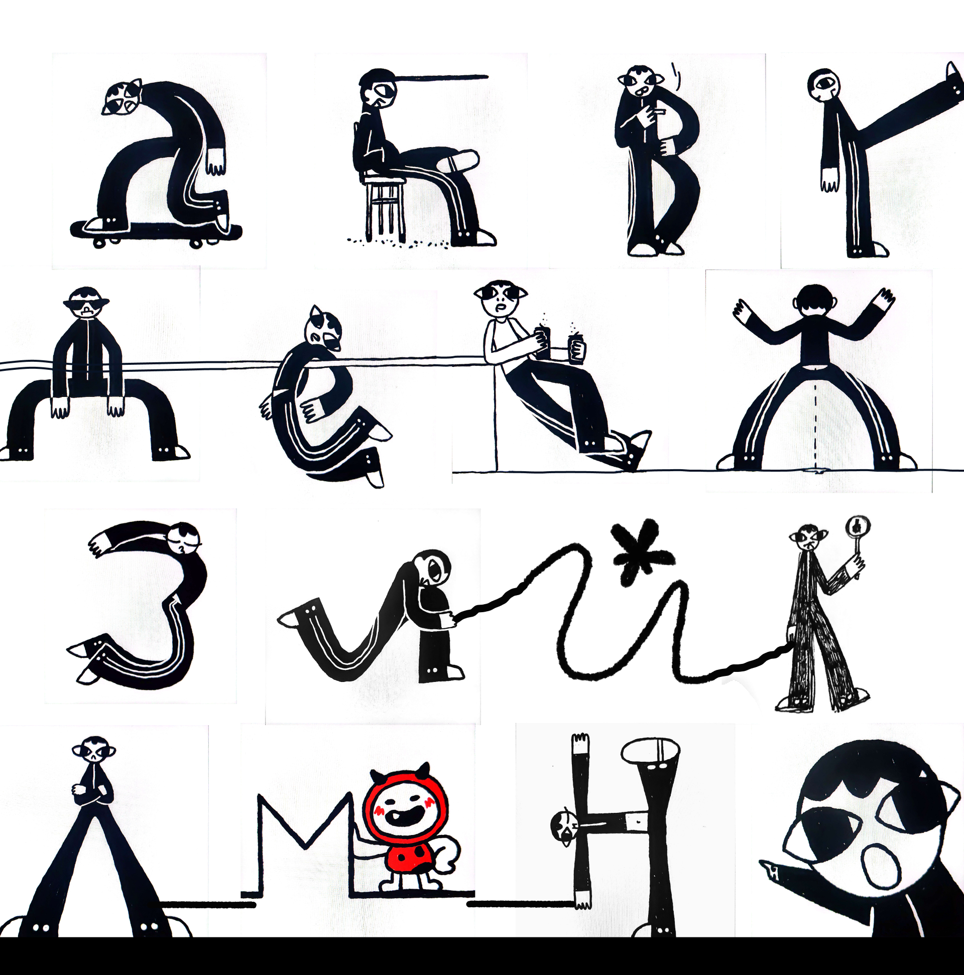 чёткий алфавит — Изображение №5 — Иллюстрация на Dprofile