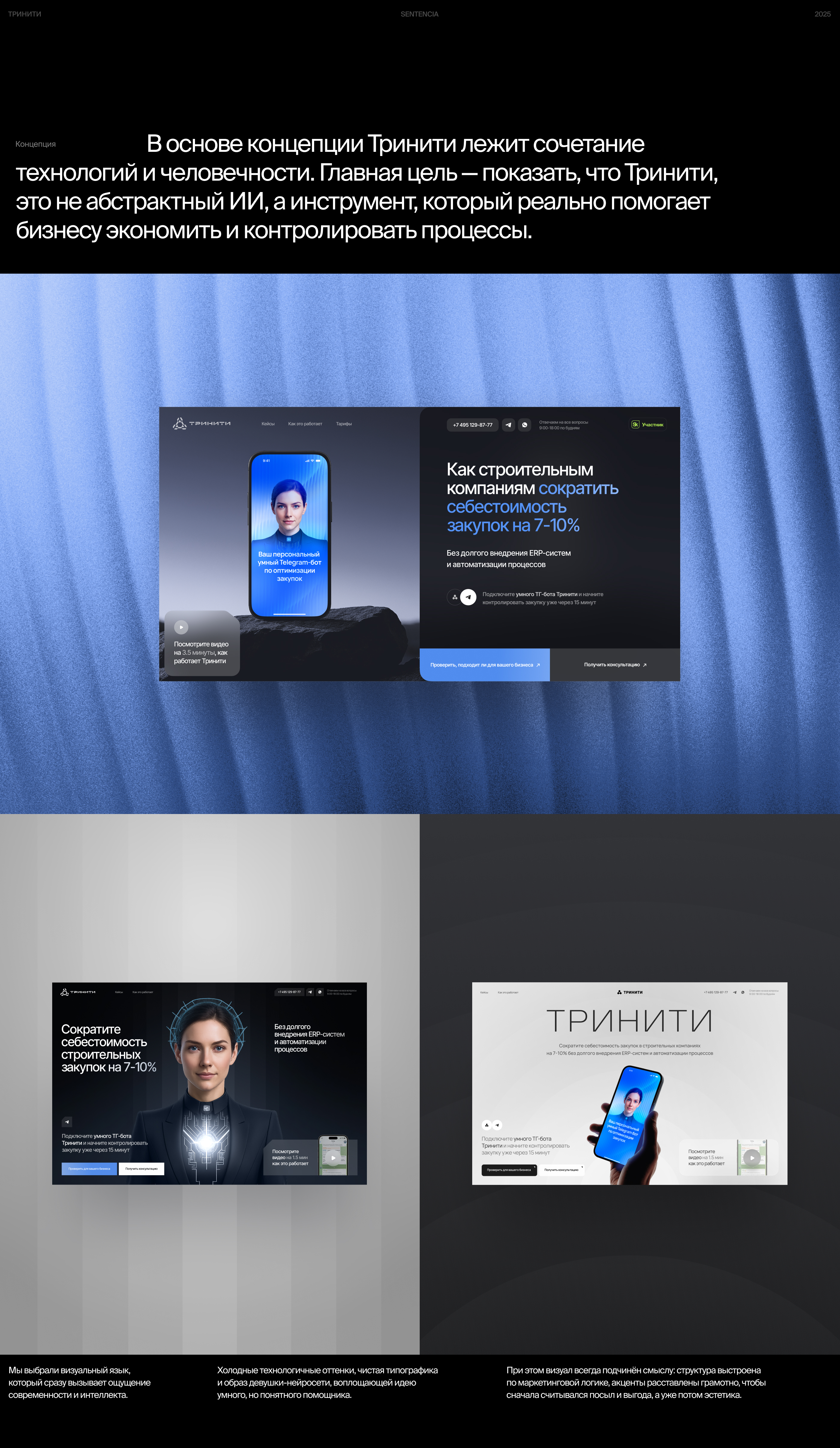 Тринити — Брендинг & Сайт — Изображение №8 — Интерфейсы, Брендинг на Dprofile