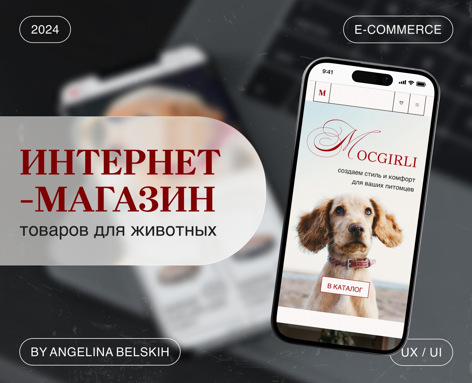 Интернет-магазин аксессуаров для животных — Интерфейсы, Брендинг на Dprofile