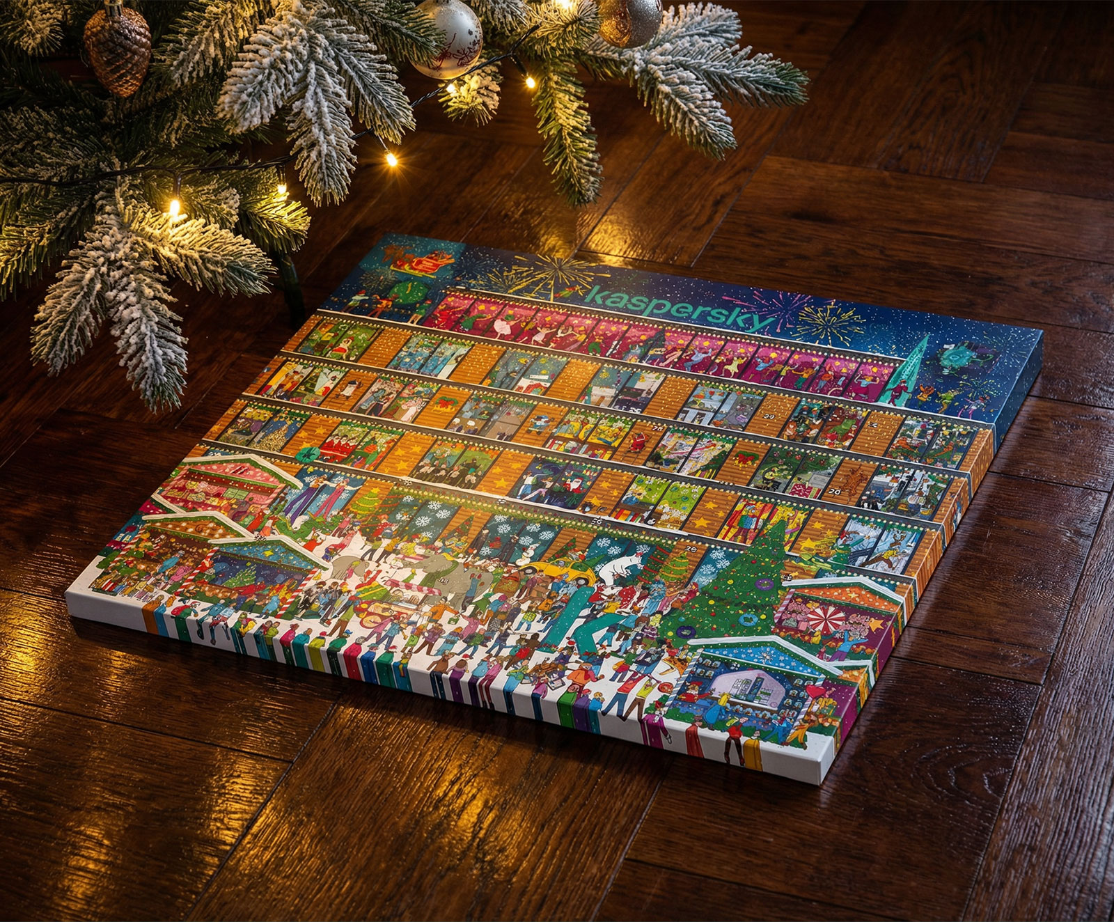 Виммельбух адвент-календарь | Kaspersky — Изображение №1 — Иллюстрация, Графика на Dprofile