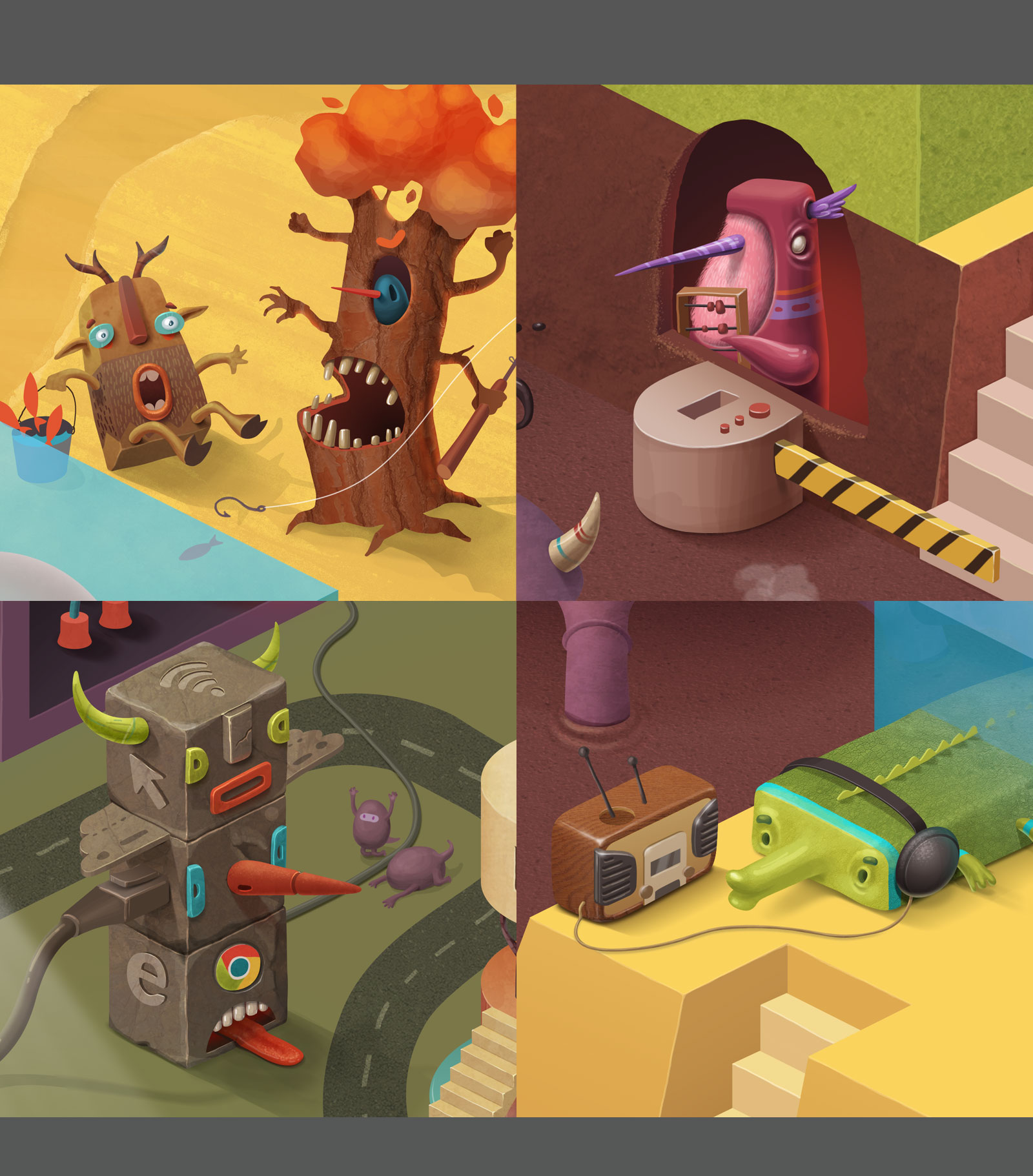 Календарь+настольная игра — Изображение №19 — Иллюстрация, Графика на Dprofile