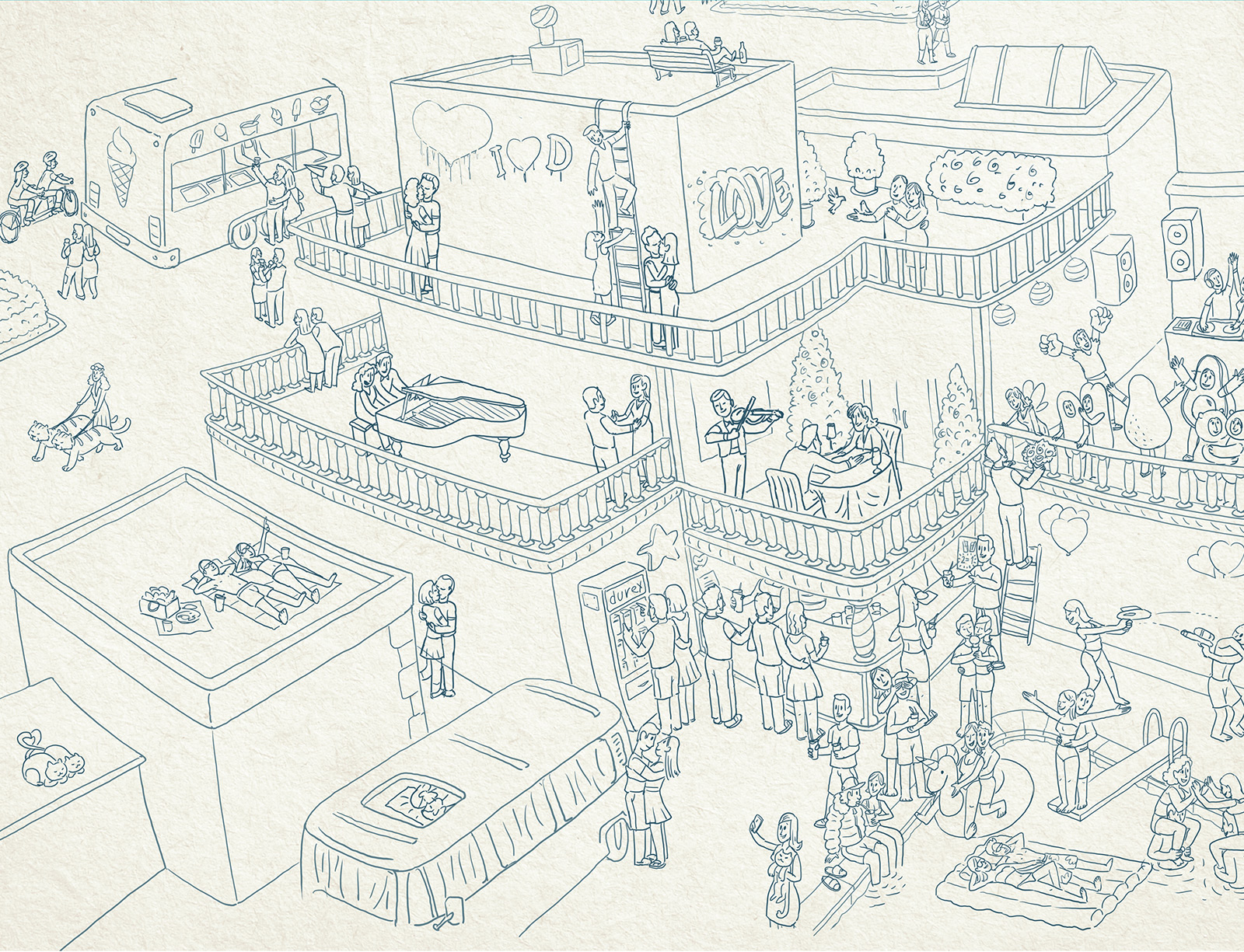 Иллюстрации для Durex — Изображение №5 — Иллюстрация, Маркетинг на Dprofile