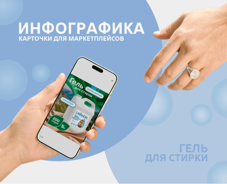 Инфографика: карточки для маркетплейсов на Dprofile