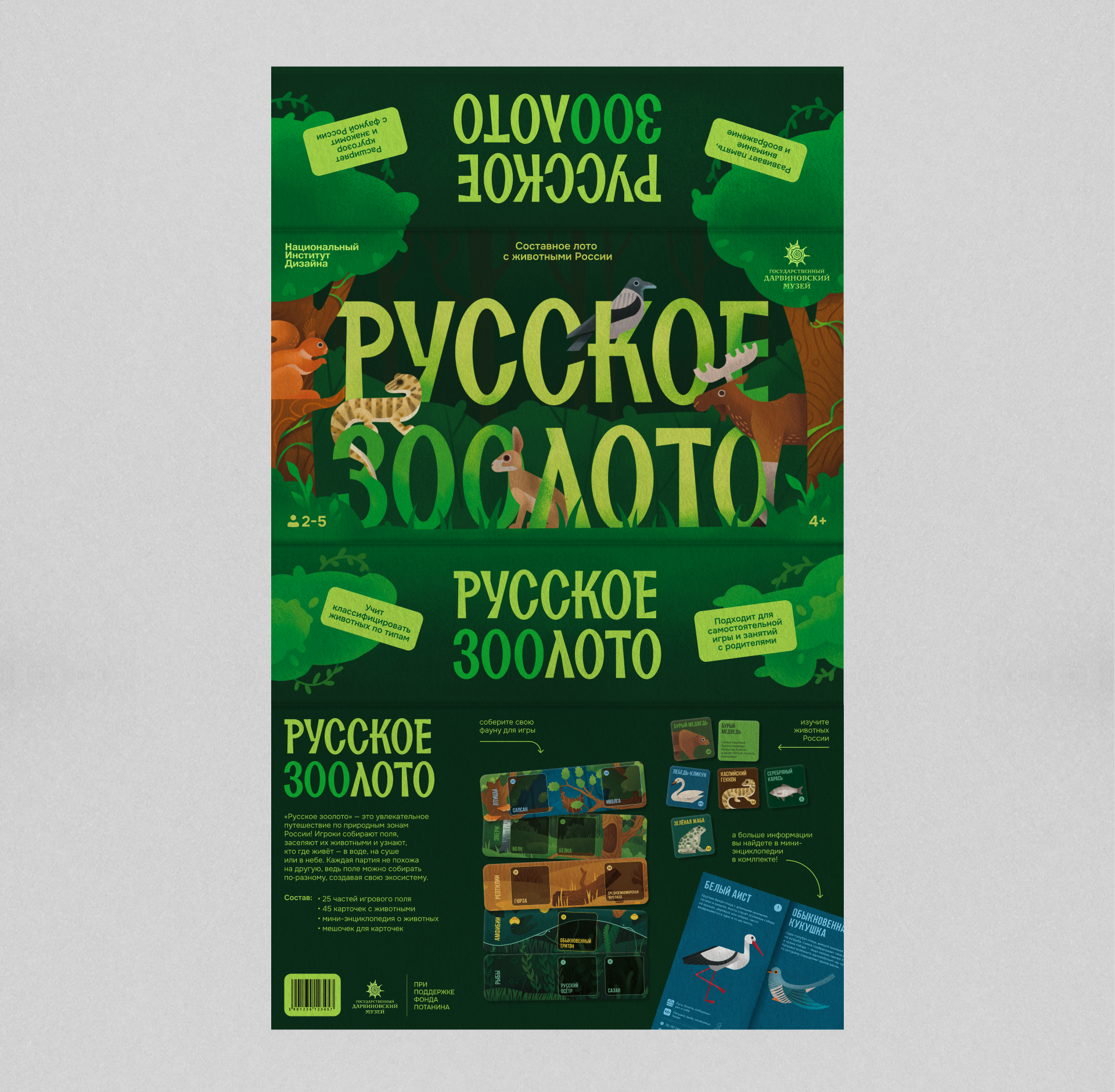 Настольная игра «Русское зоолото» — Изображение №30 — Брендинг, Иллюстрация на Dprofile