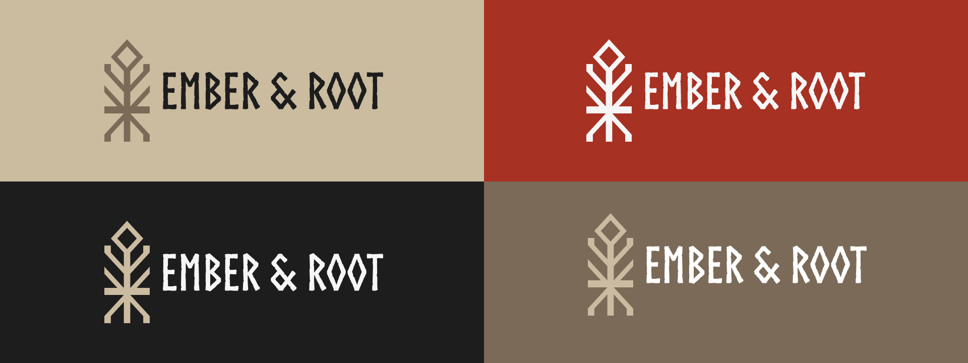 Ember & Root | Brand Identity Concept — Изображение №3 — Брендинг на Dprofile