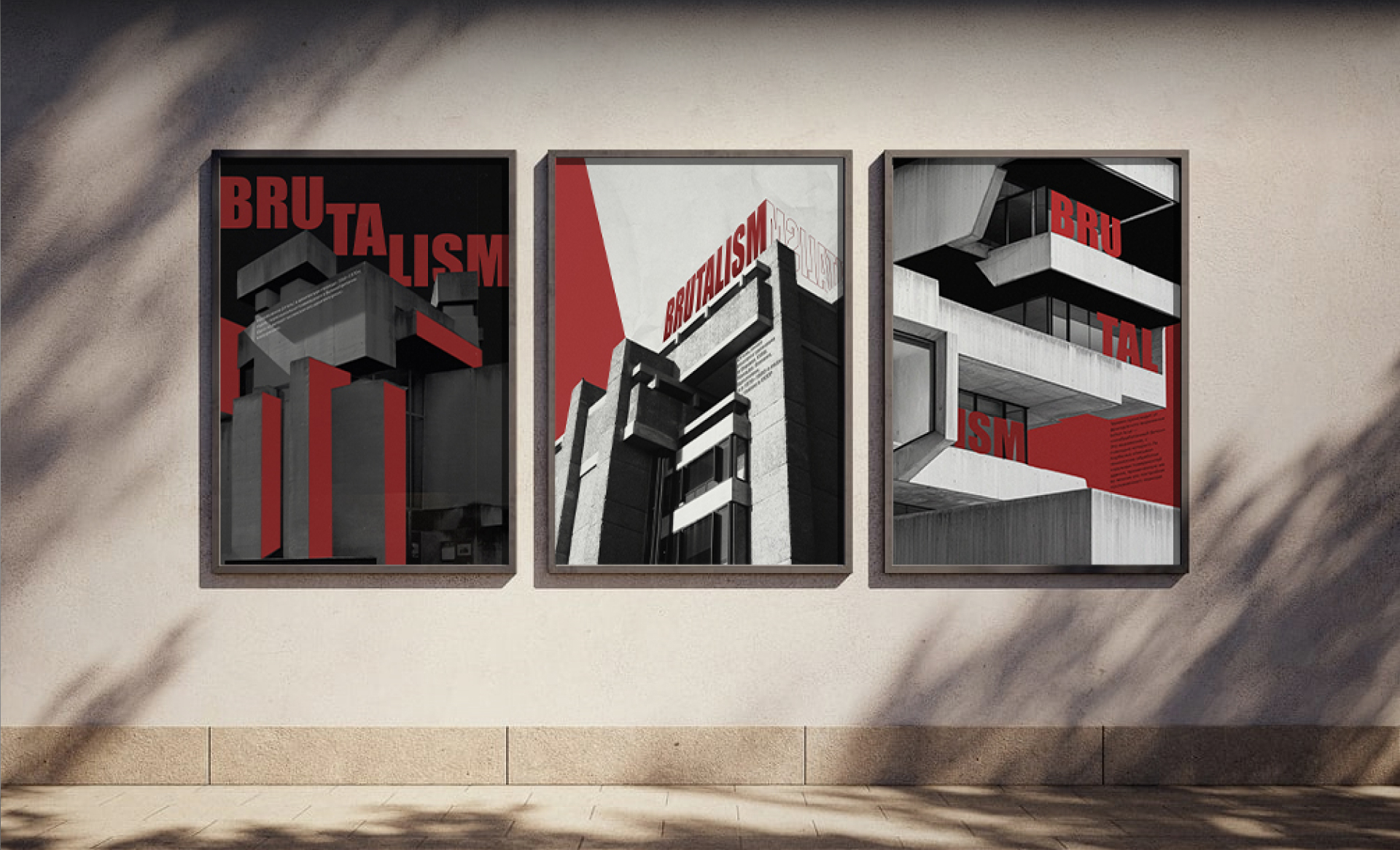Brutalism Poster Series — Изображение №2 — Графика на Dprofile
