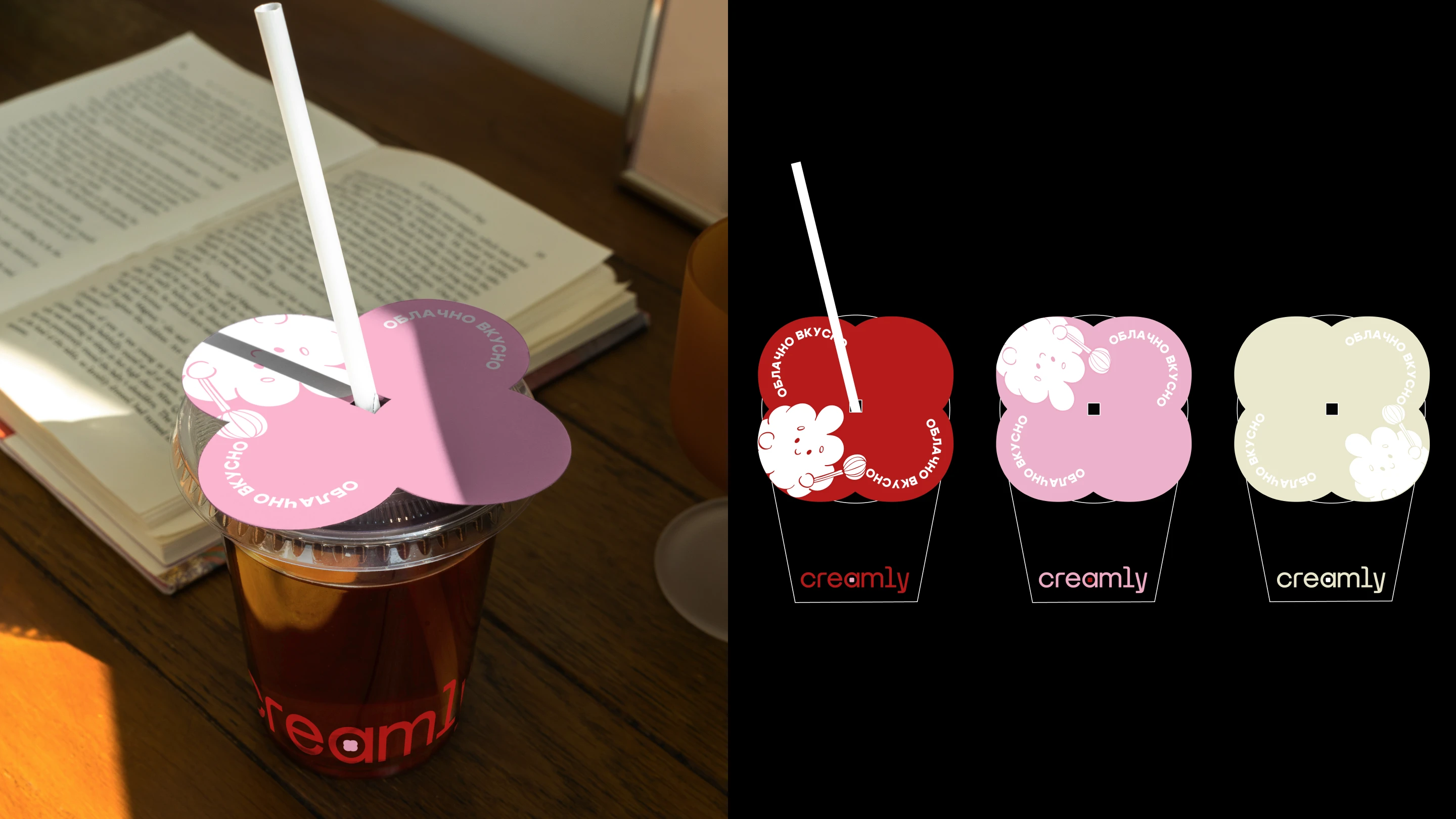 CREAMLY | АЙДЕНТИКА КОНДИТЕРСКОЙ — Изображение №7 — Брендинг, Графика на Dprofile
