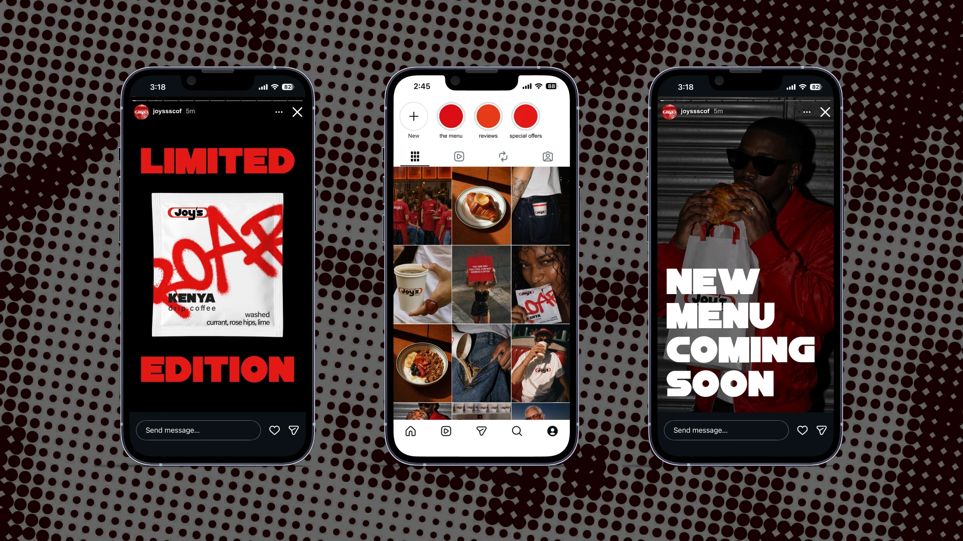 Joy's | coffee branding | фирменный стиль — Изображение №18 — Брендинг на Dprofile