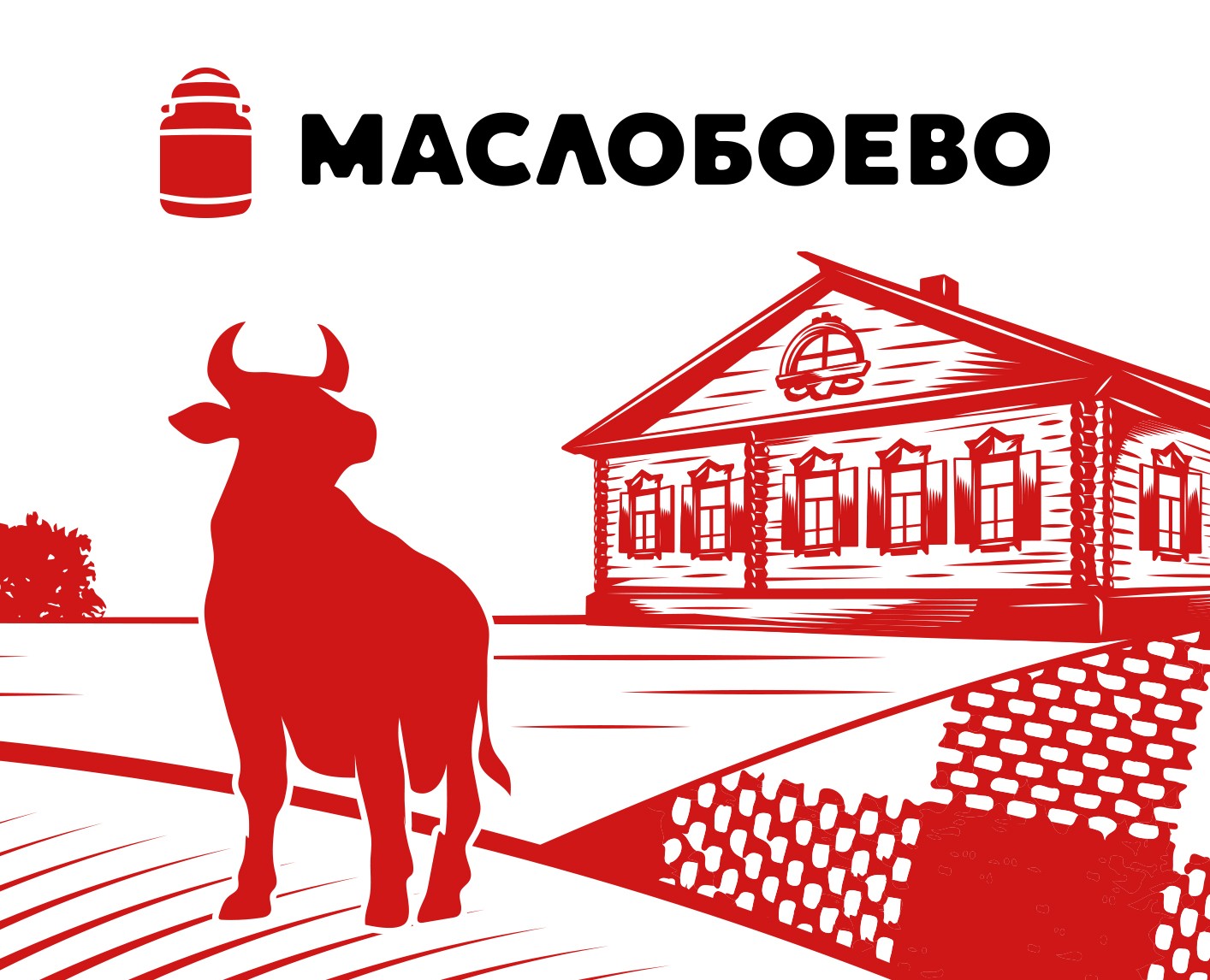Село Маслобоево — Брендинг, Иллюстрация на Dprofile