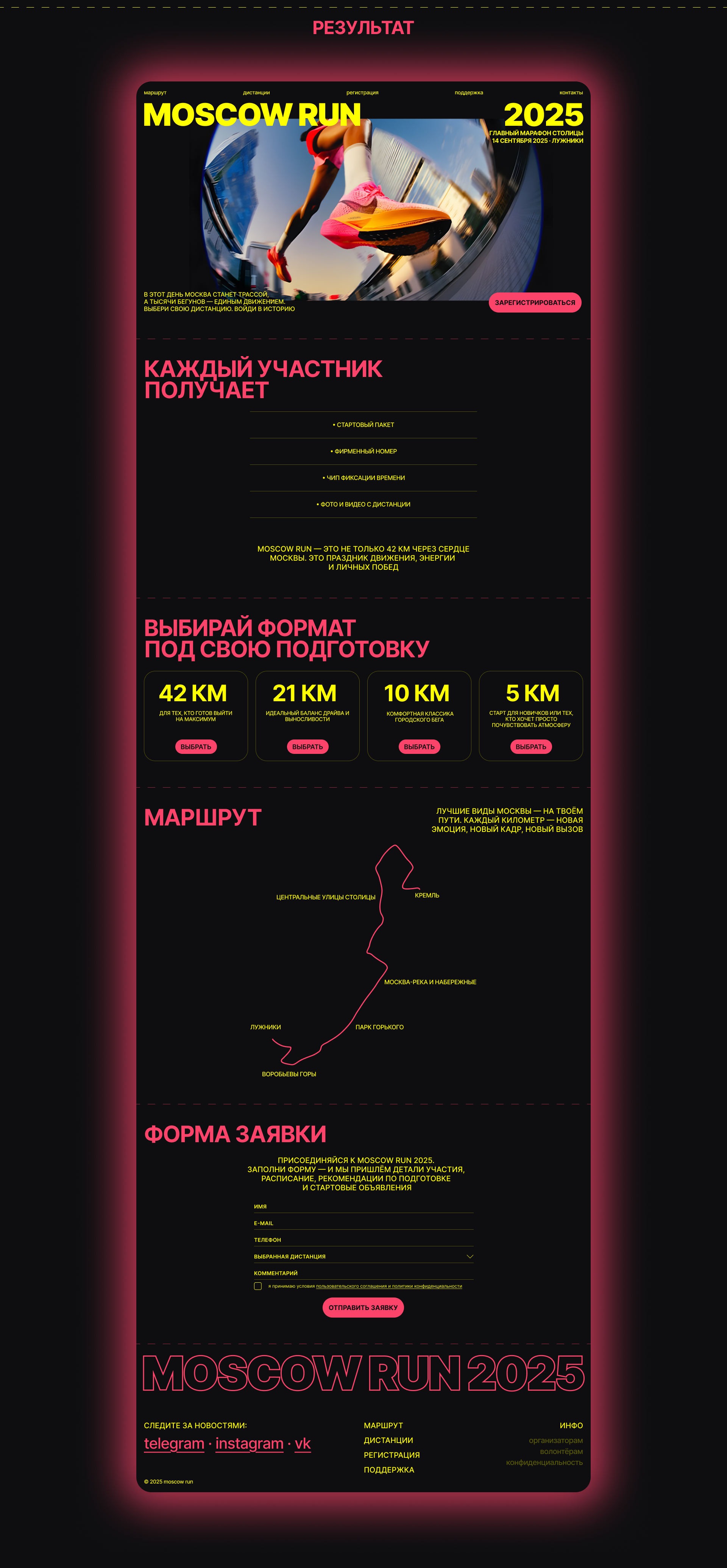 MOSCOW RUN//design battle — Изображение №4 — Интерфейсы, Графика на Dprofile