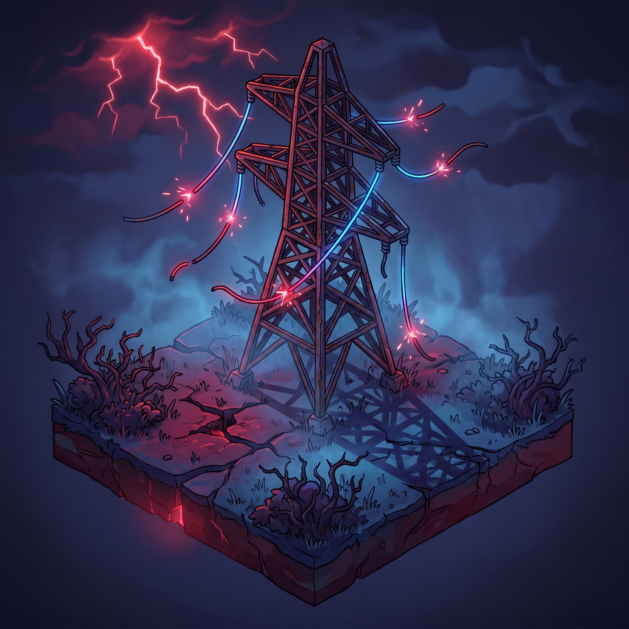 Карта для игры по мотивам Stranger Things — Изображение №7 — Графика, Нейро на Dprofile
