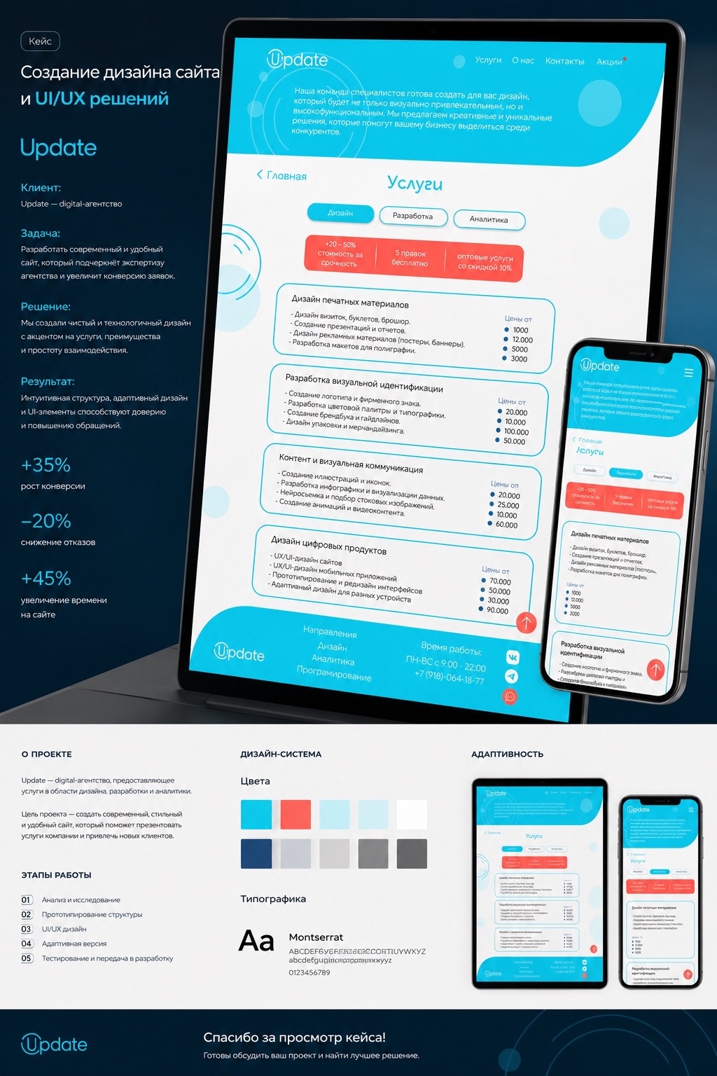 Сайт консалтинг  UI\UX — Изображение №2 — Интерфейсы на Dprofile