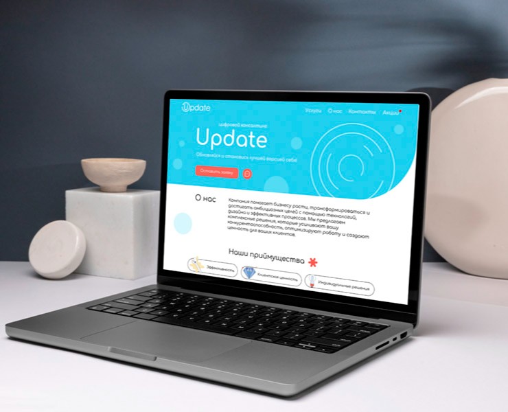 Сайт консалтинг  UI\UX — Интерфейсы на Dprofile