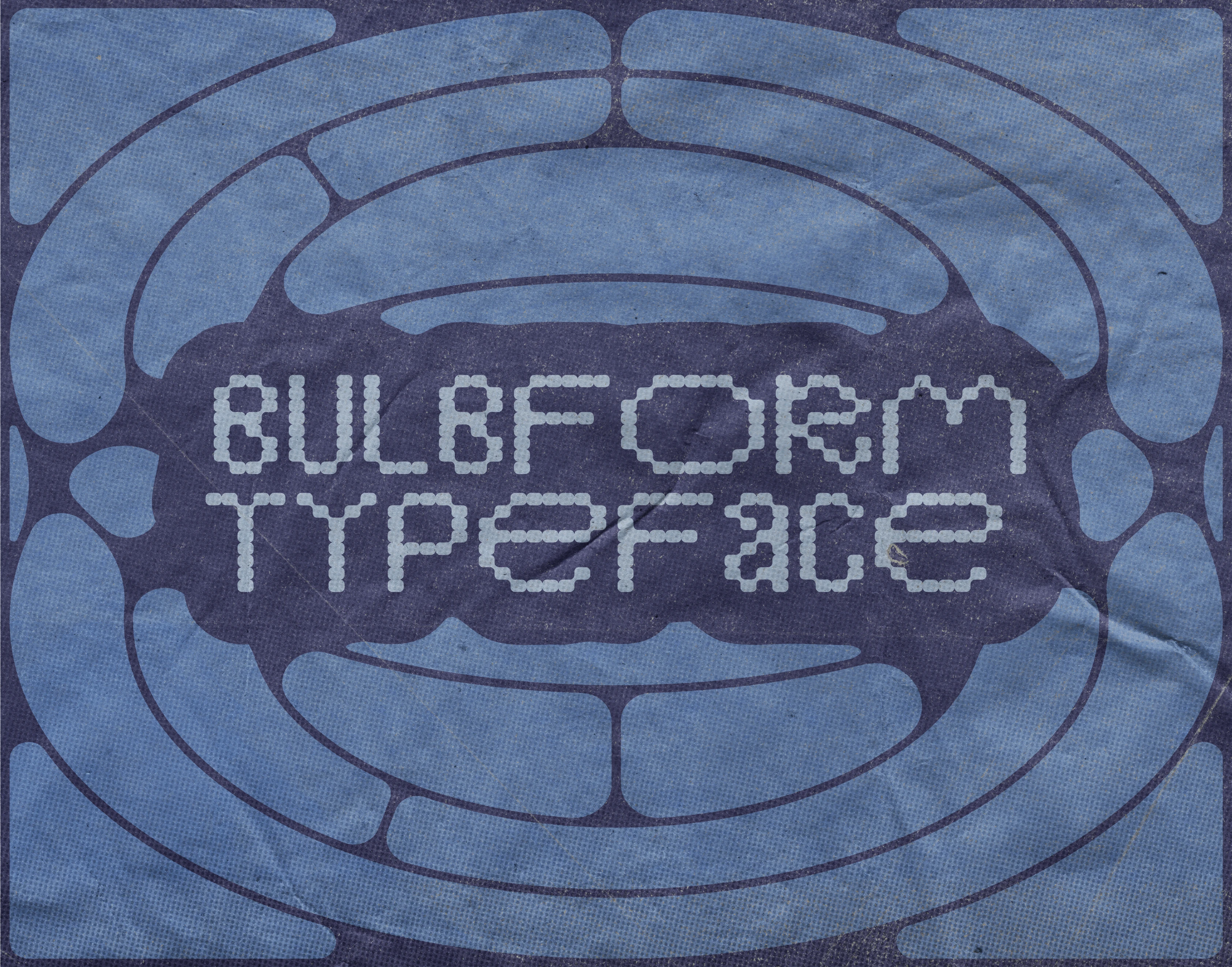 Bulbform typeface — Изображение №1 — Брендинг, Графика на Dprofile