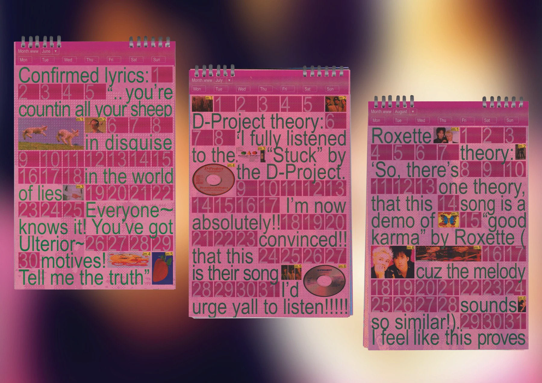 LostMedia Calendar: "Everyone knows that" — Изображение №7 — Графика на Dprofile