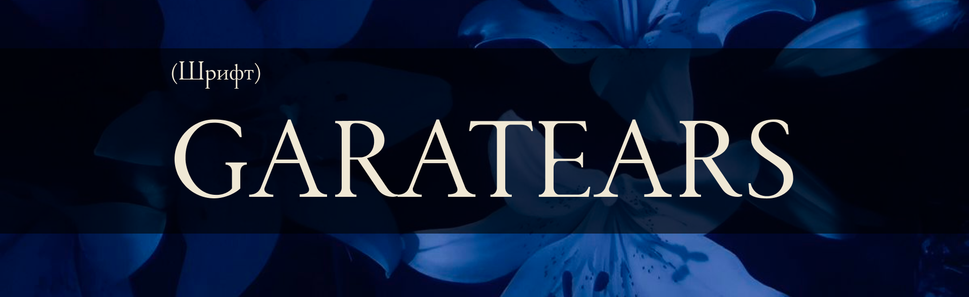 Наборный шрифт Garatears — Изображение №1 — Графика на Dprofile