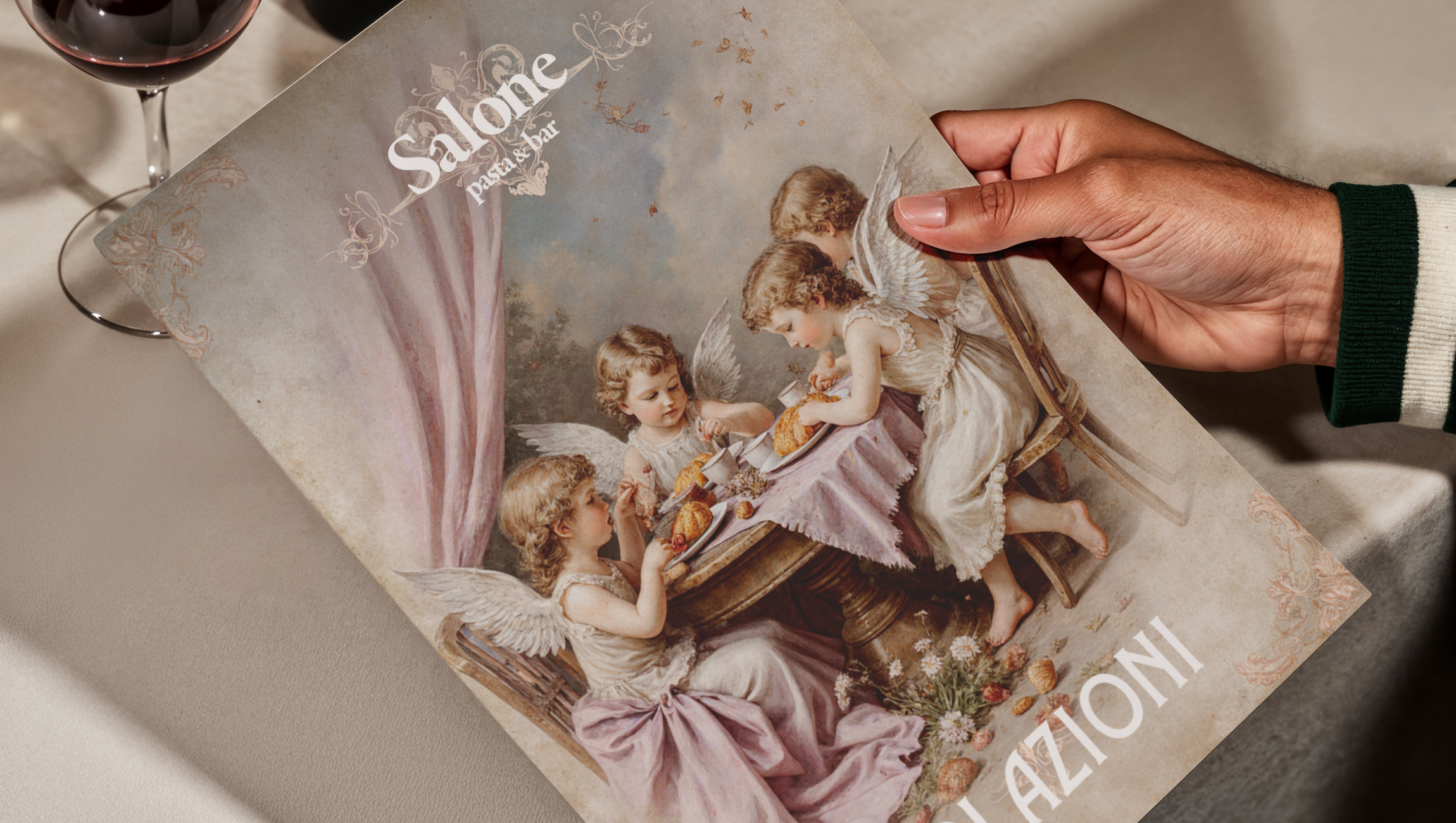 меню для ресторана "Salone" — Изображение №3 — Графика на Dprofile