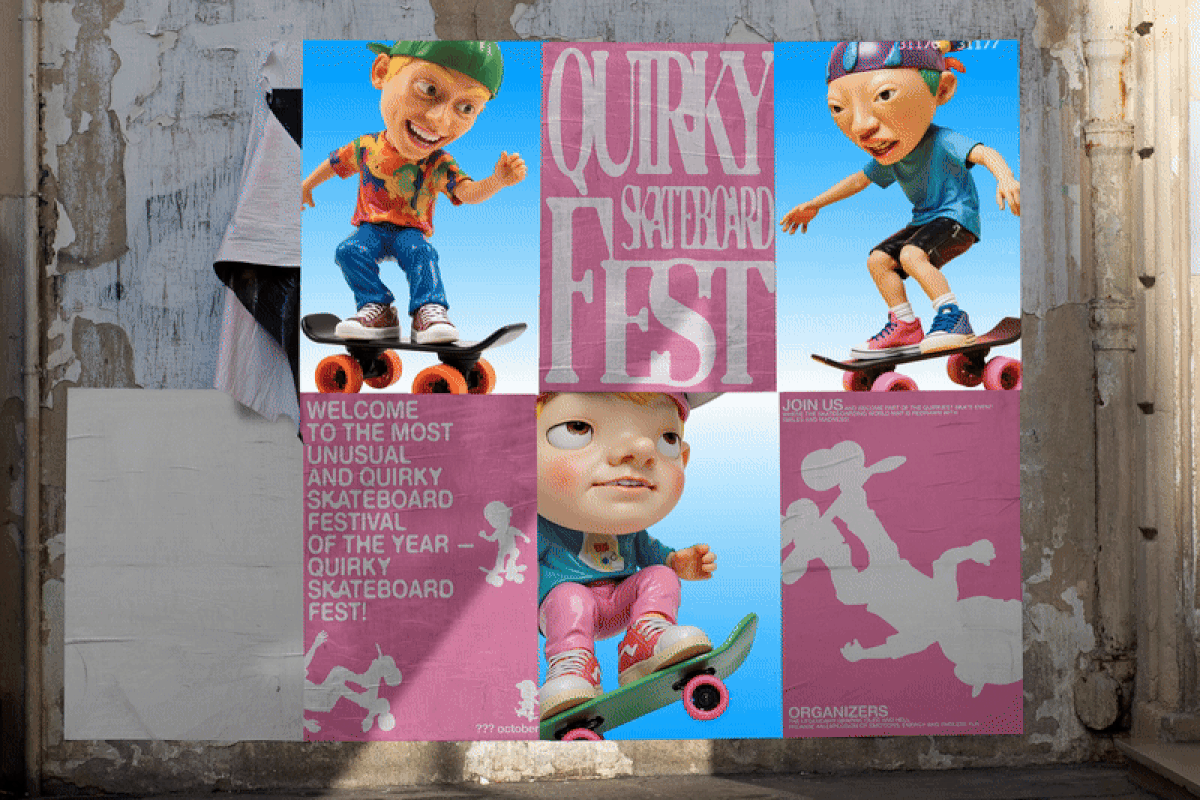 афиши для скейт фестиваля — Изображение №3 — Графика, Анимация на Dprofile
