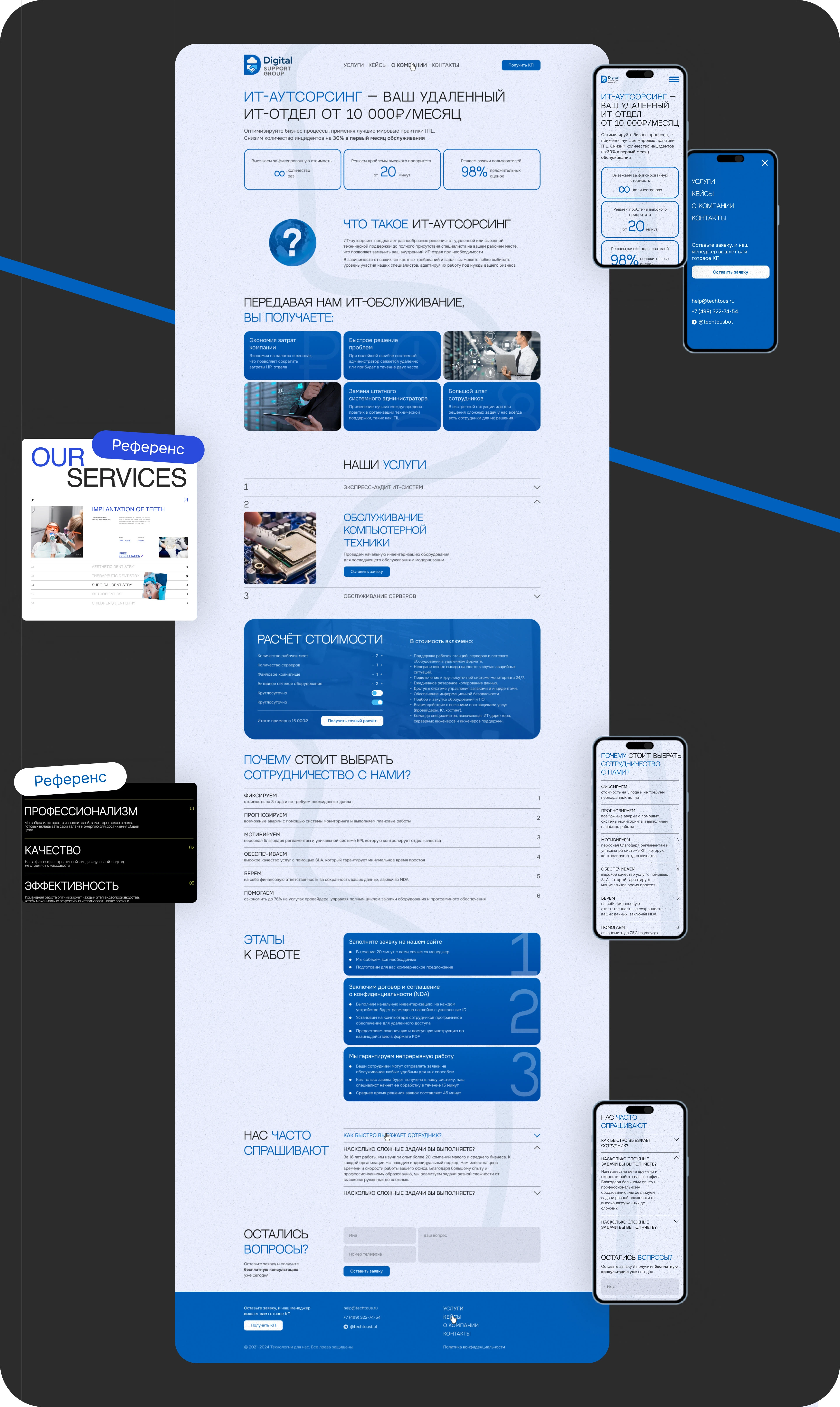 IT-АУТСОРСИНГ / САЙТ ПОД КЛЮЧ — Изображение №3 — Интерфейсы, Графика на Dprofile