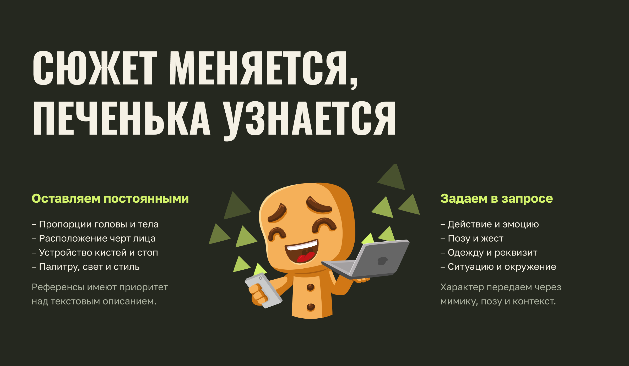 Печенька по запросу – AI-система для маскота Пикабу — Изображение №5 — Иллюстрация, Нейро на Dprofile