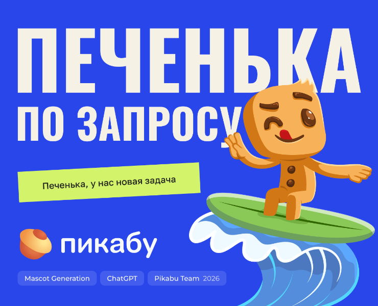 Печенька по запросу – AI-система для маскота Пикабу — Иллюстрация, Нейро на Dprofile