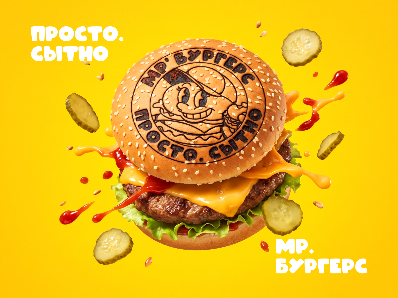 Мистер Бургерс — Изображение №1 — Брендинг, Иллюстрация на Dprofile