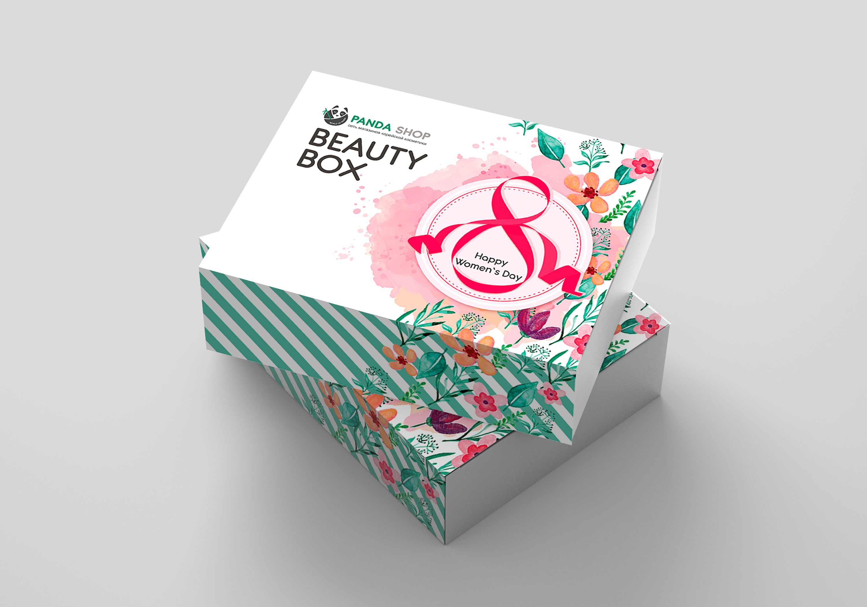 Дизайн лимитированных  Beauty-Box PANDA SHOP к 8 марта — Изображение №10 — Брендинг, Маркетинг на Dprofile