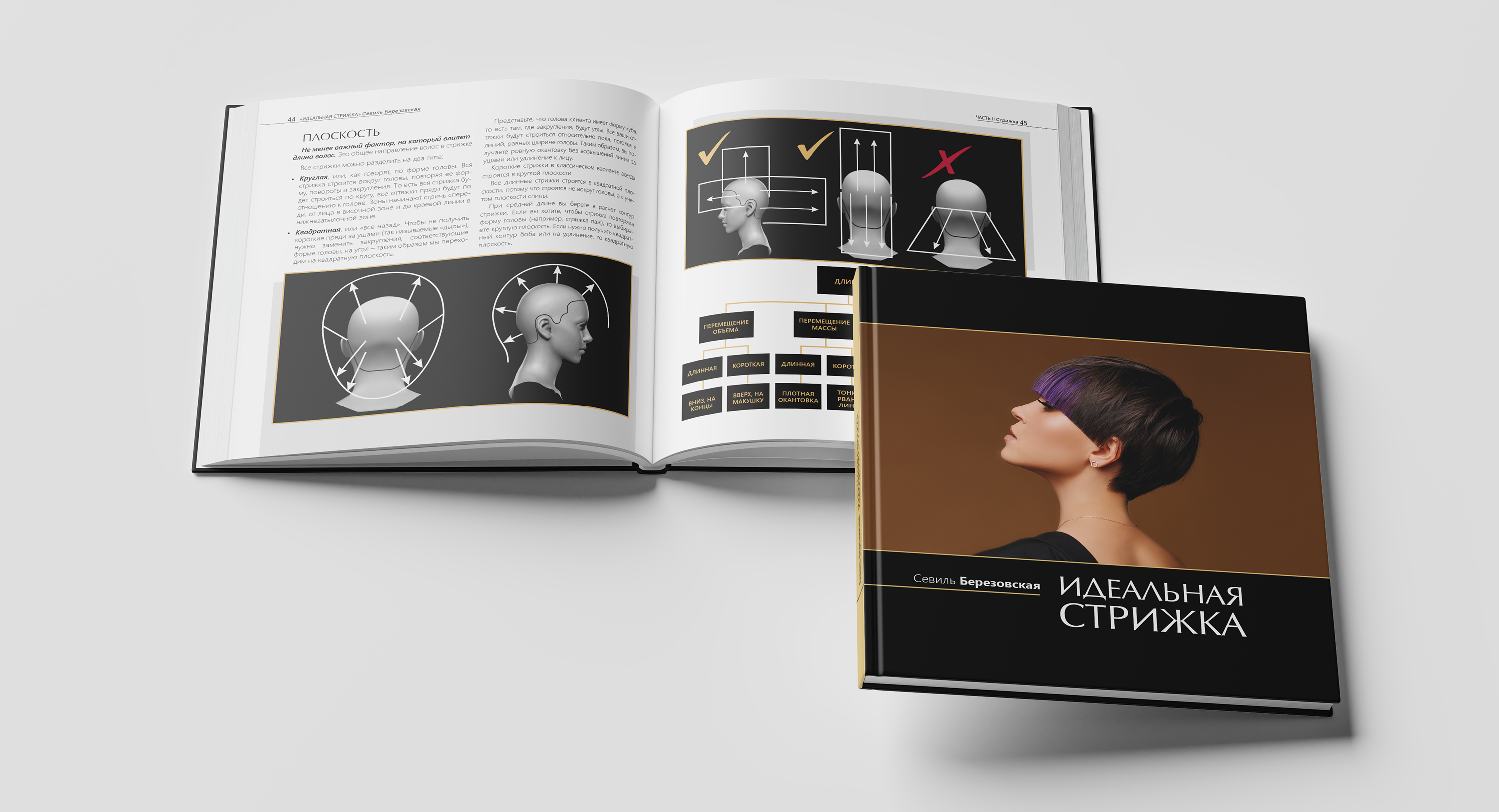 Дизайн и верстка книжного издания «Идеальная стрижка» — Изображение №5 — Графика на Dprofile
