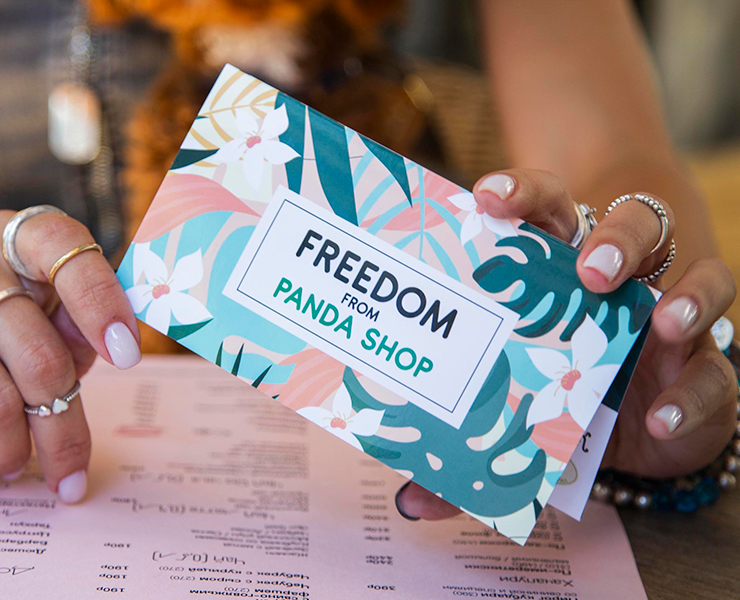 PANDA SHOP: картхолдер и набор карт лояльности — Графика, Маркетинг на Dprofile