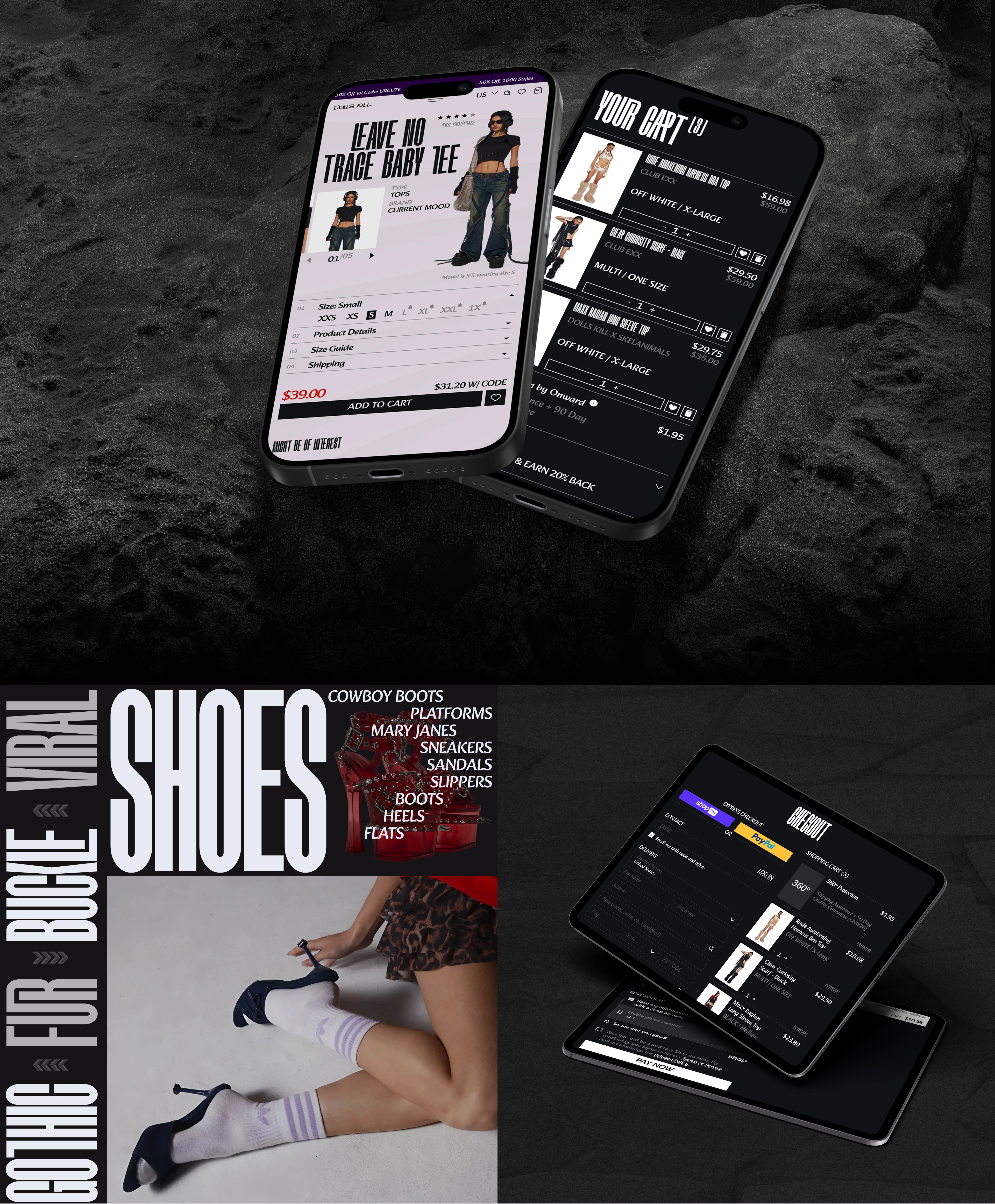 DOLLS KILL, e-commerce — Изображение №9 — Интерфейсы, Анимация на Dprofile