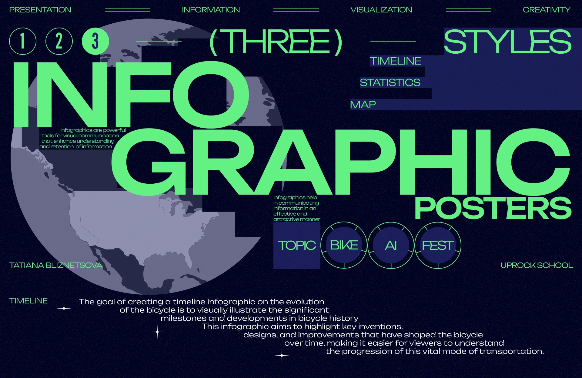 Infographic Posters \ Timeline \ Statistics \ Map — Изображение №1 — Интерфейсы, Графика на Dprofile