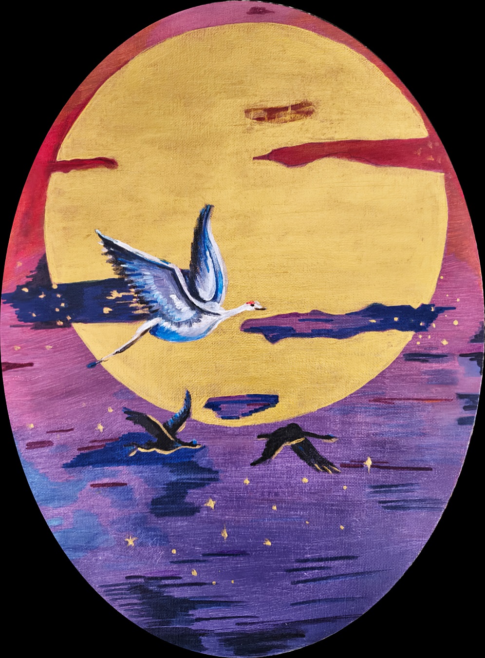 Журавли — Изображение №1 — Иллюстрация на Dprofile