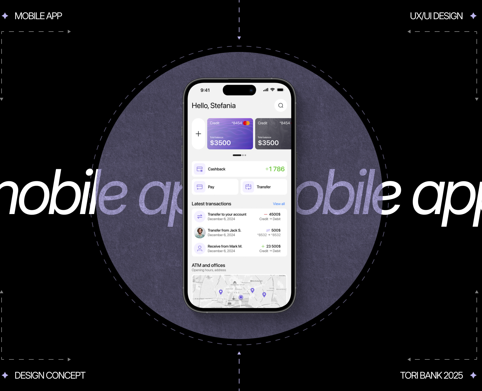 Мобильное приложение банка на Dprofile