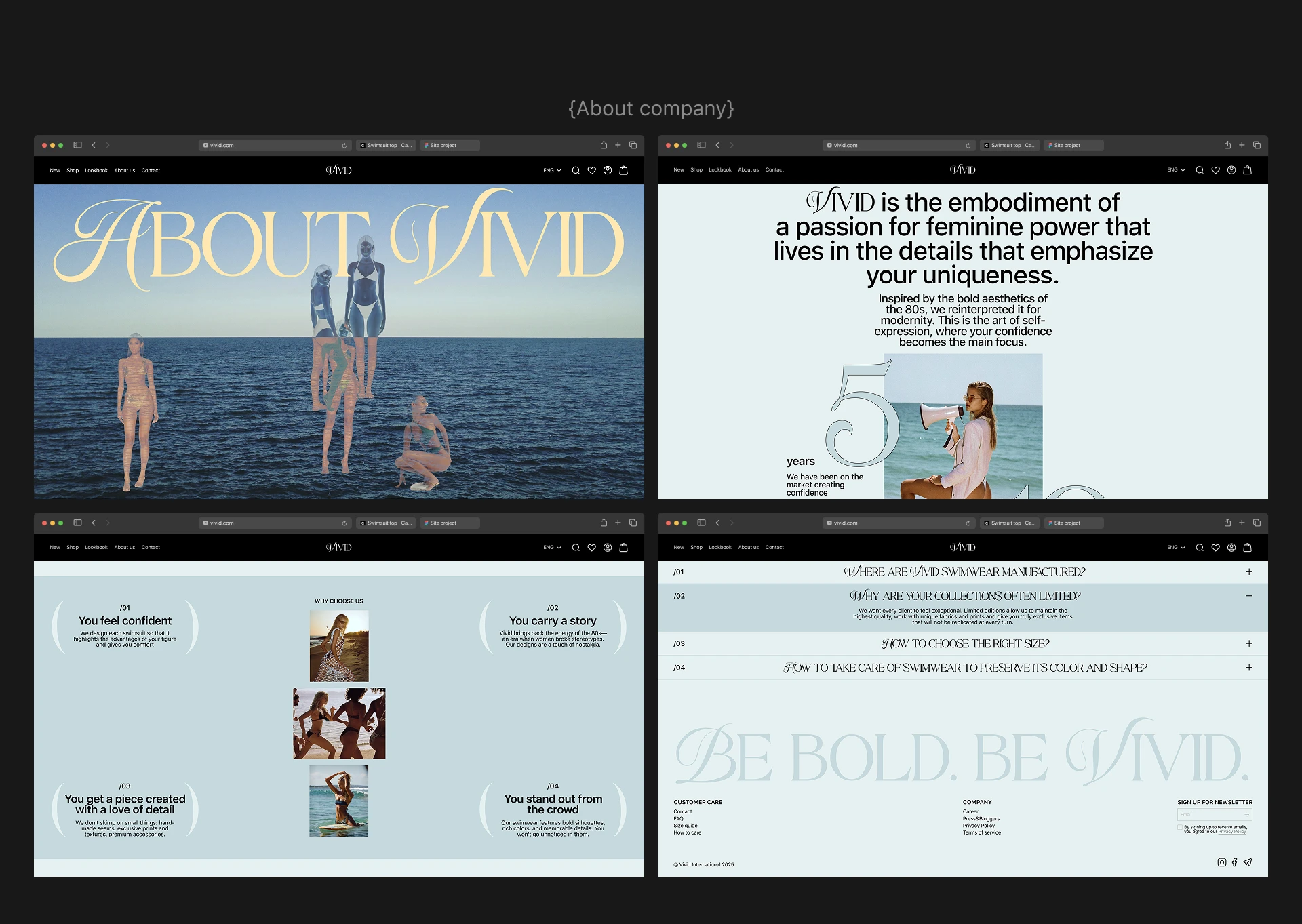 Vivid | E-commerce — Изображение №10 — Интерфейсы, Брендинг на Dprofile