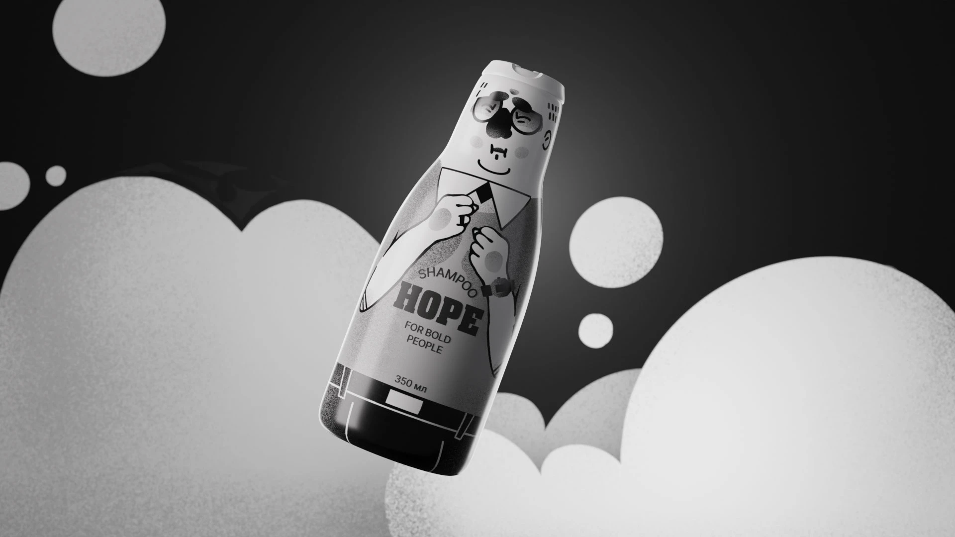 Шампунь для роста волос Hope — Изображение №1 — Брендинг, Иллюстрация на Dprofile