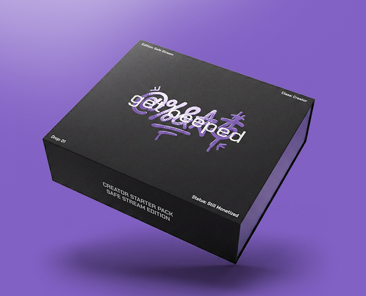 Концепция мерч-рассылки для стримеров — Брендинг на Dprofile