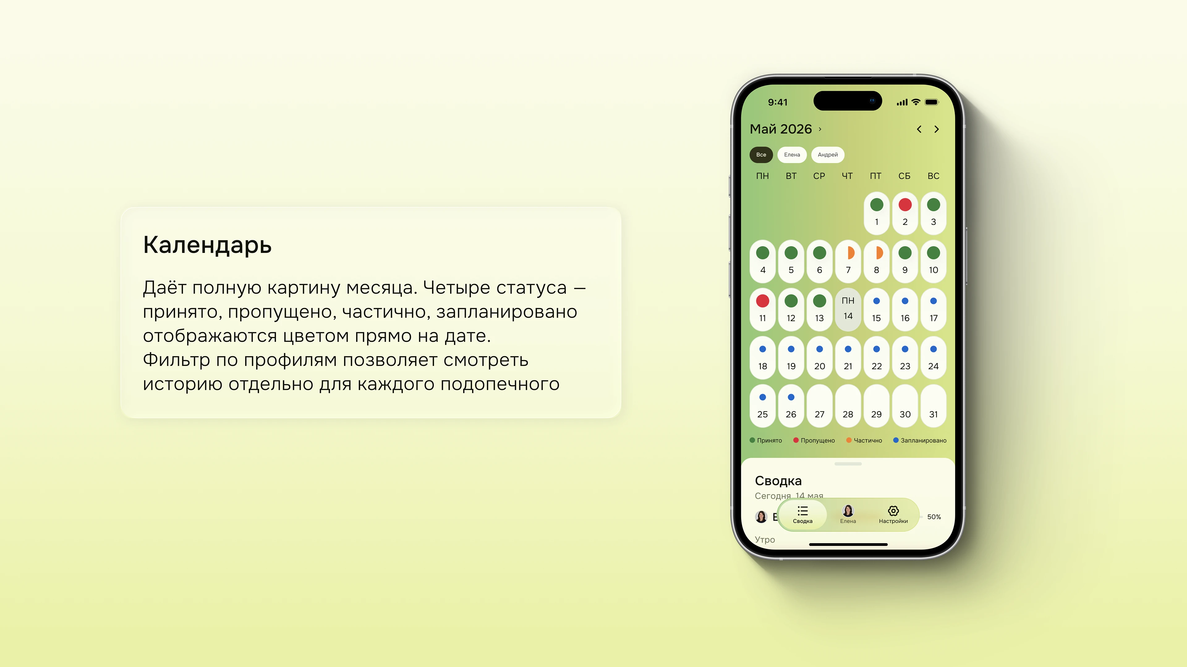 Mendi — Personal Med Tracker — Изображение №17 — Интерфейсы на Dprofile