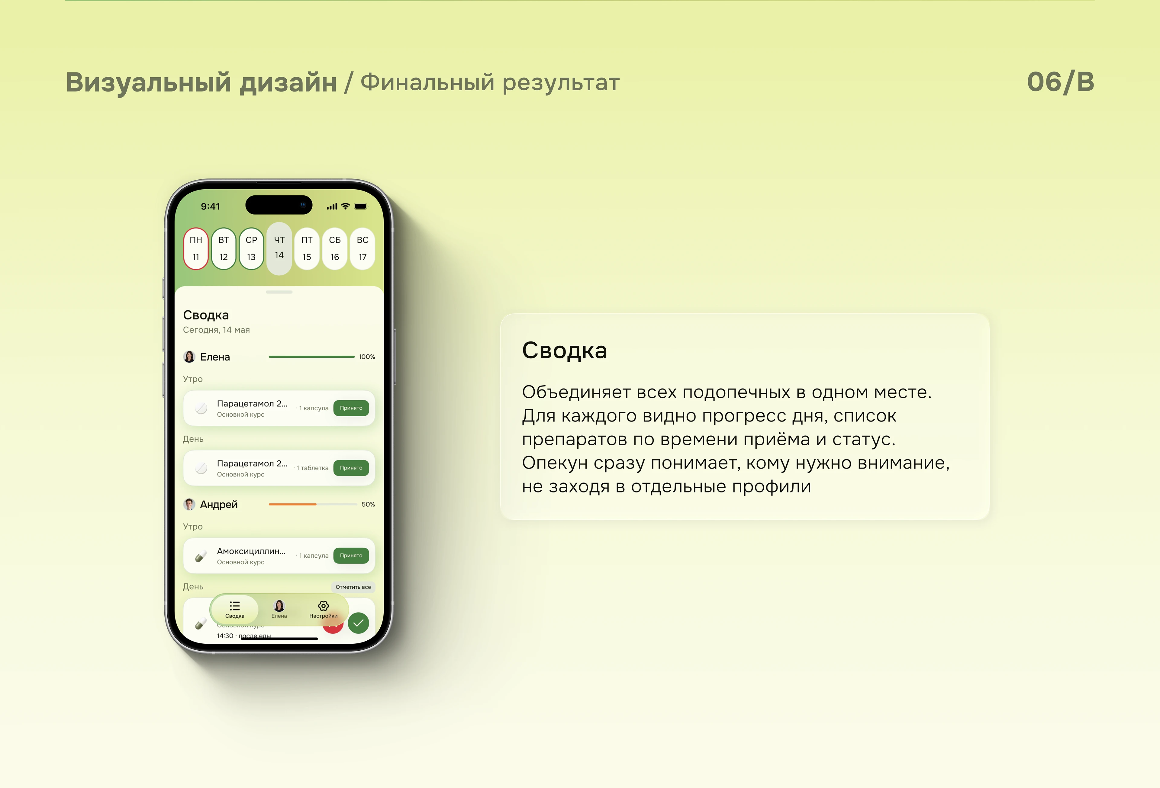 Mendi — Personal Med Tracker — Изображение №16 — Интерфейсы на Dprofile