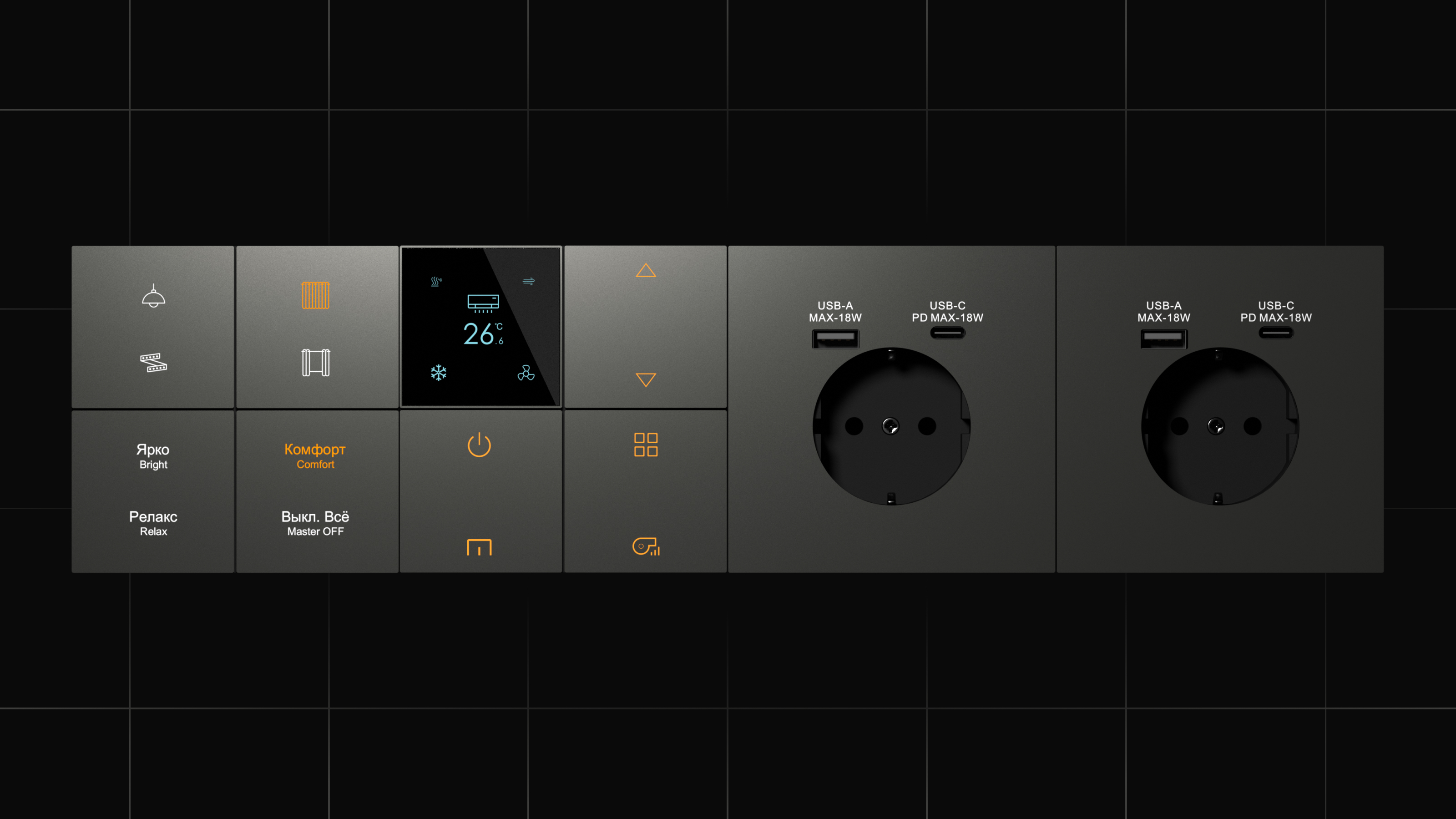 Tantron LINE — 3D-визуализация KNX-устройств — Изображение №1 — Иллюстрация, 3D на Dprofile