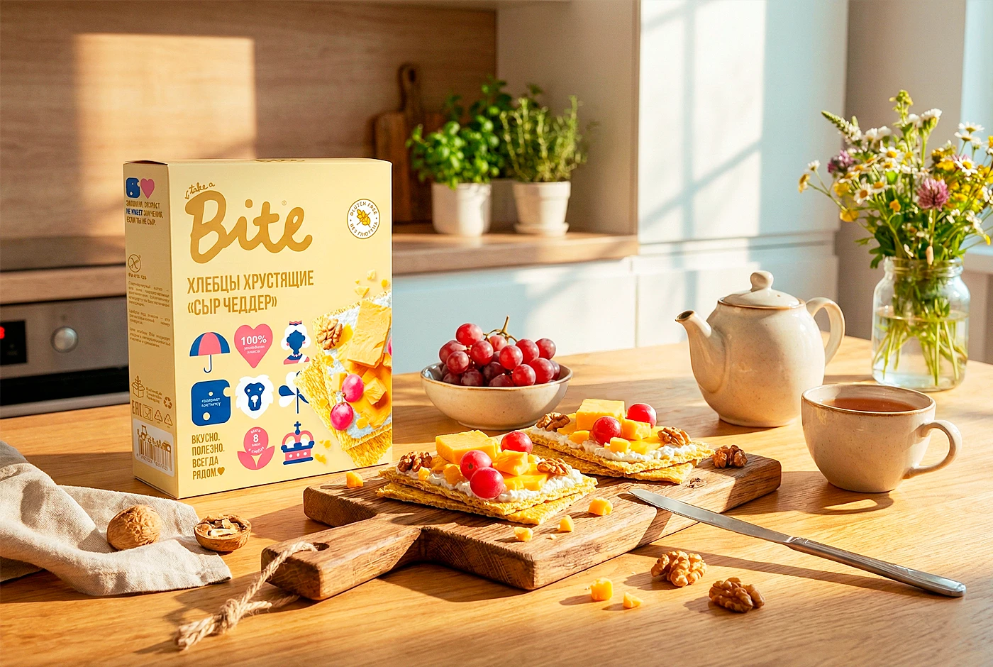 Хлебцы Bite — Изображение №10 — Брендинг, Иллюстрация на Dprofile