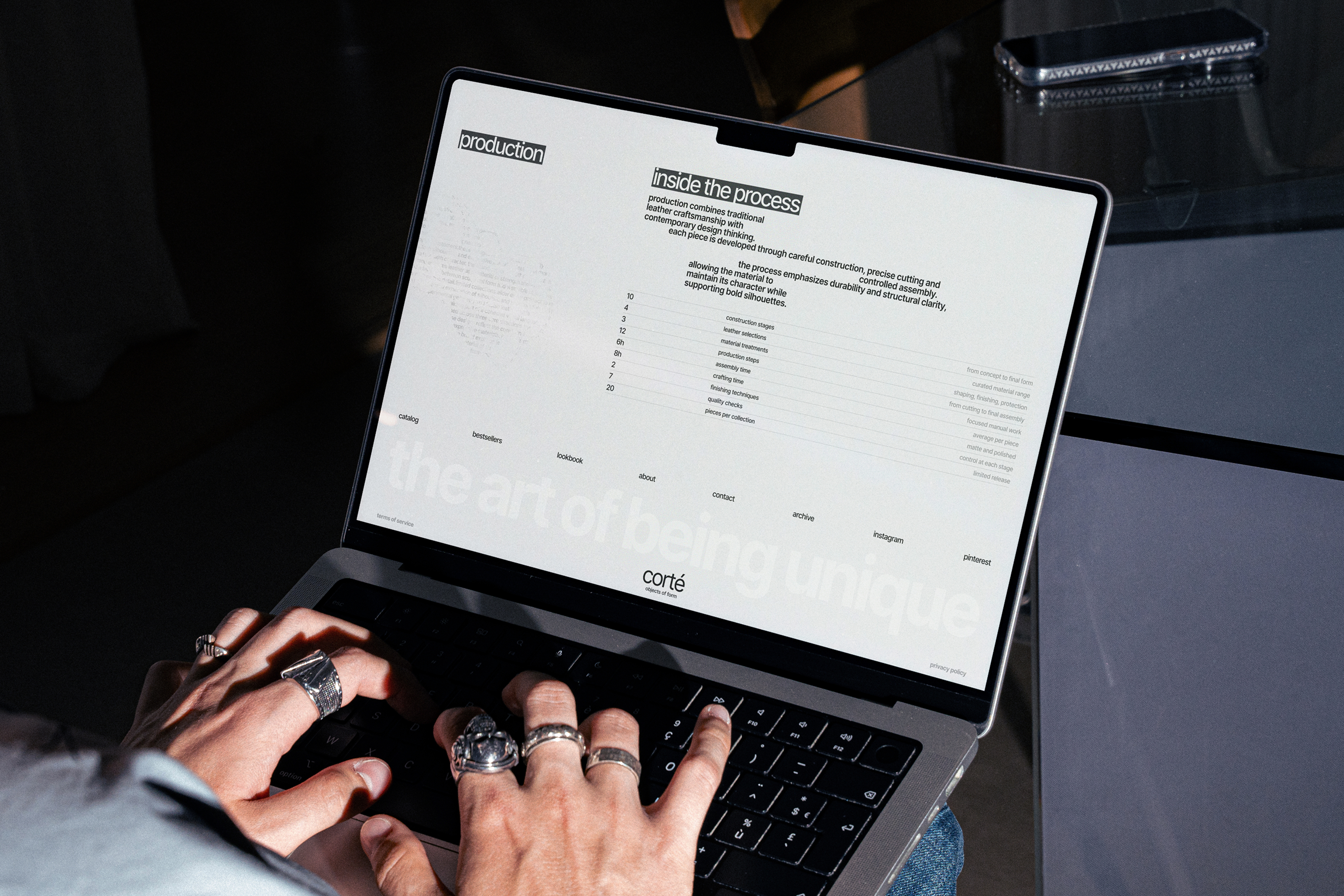 corté | E-commerce — Изображение №13 — Интерфейсы, Графика на Dprofile