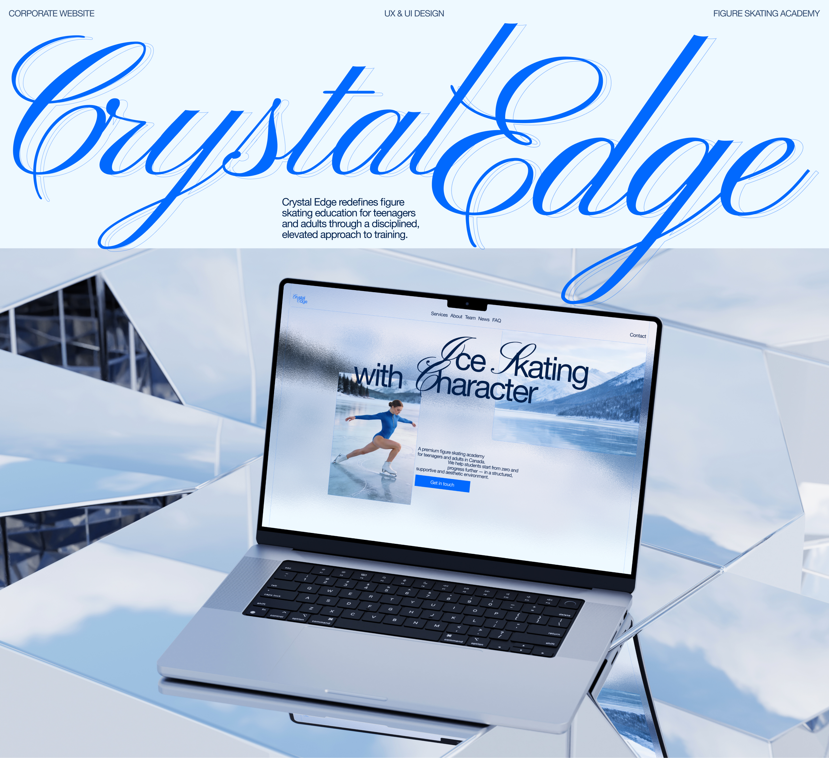 Crystal Edge | Corporate Website — Изображение №1 — Интерфейсы, Брендинг на Dprofile