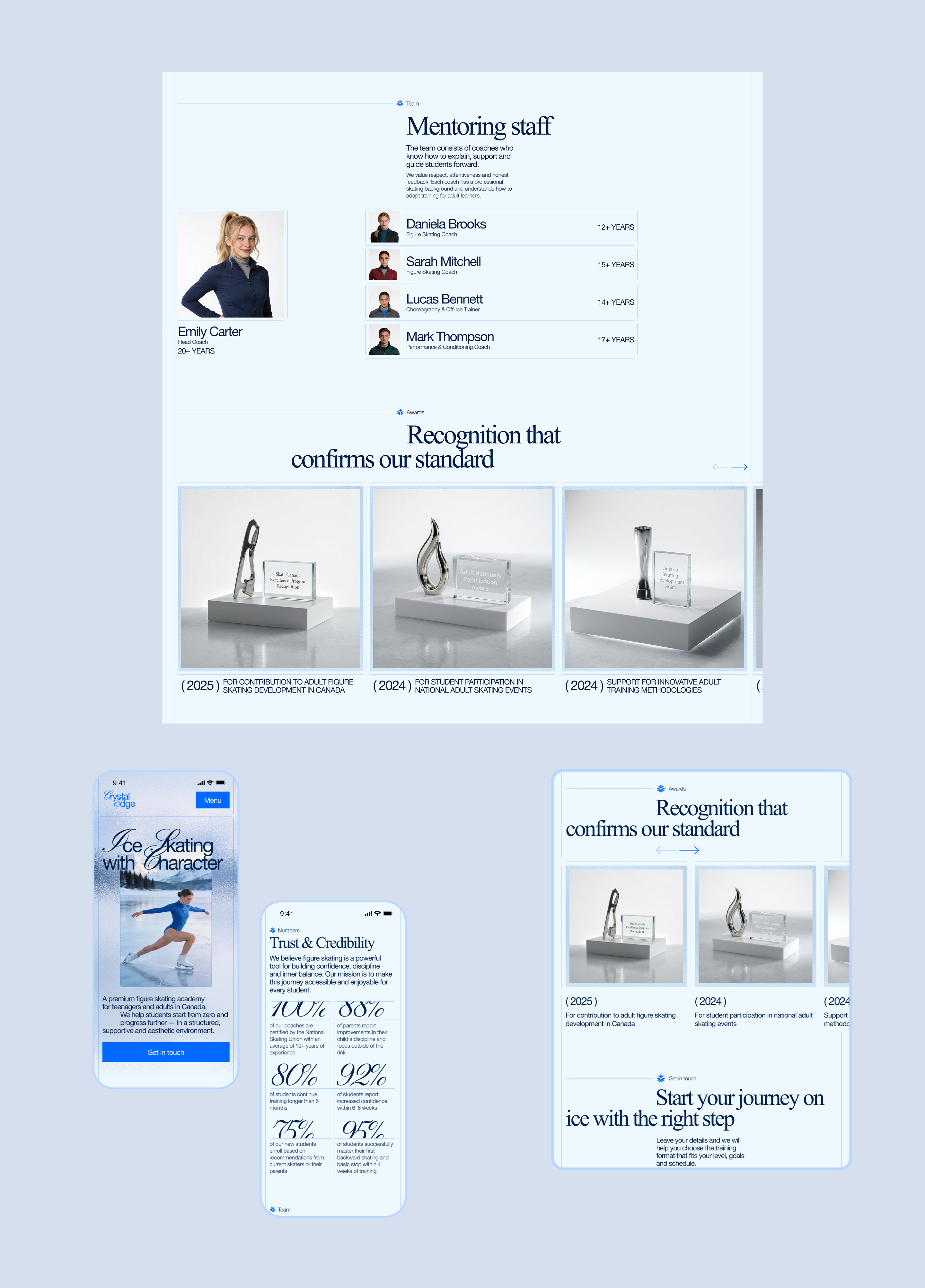 Crystal Edge | Corporate Website — Изображение №5 — Интерфейсы, Брендинг на Dprofile