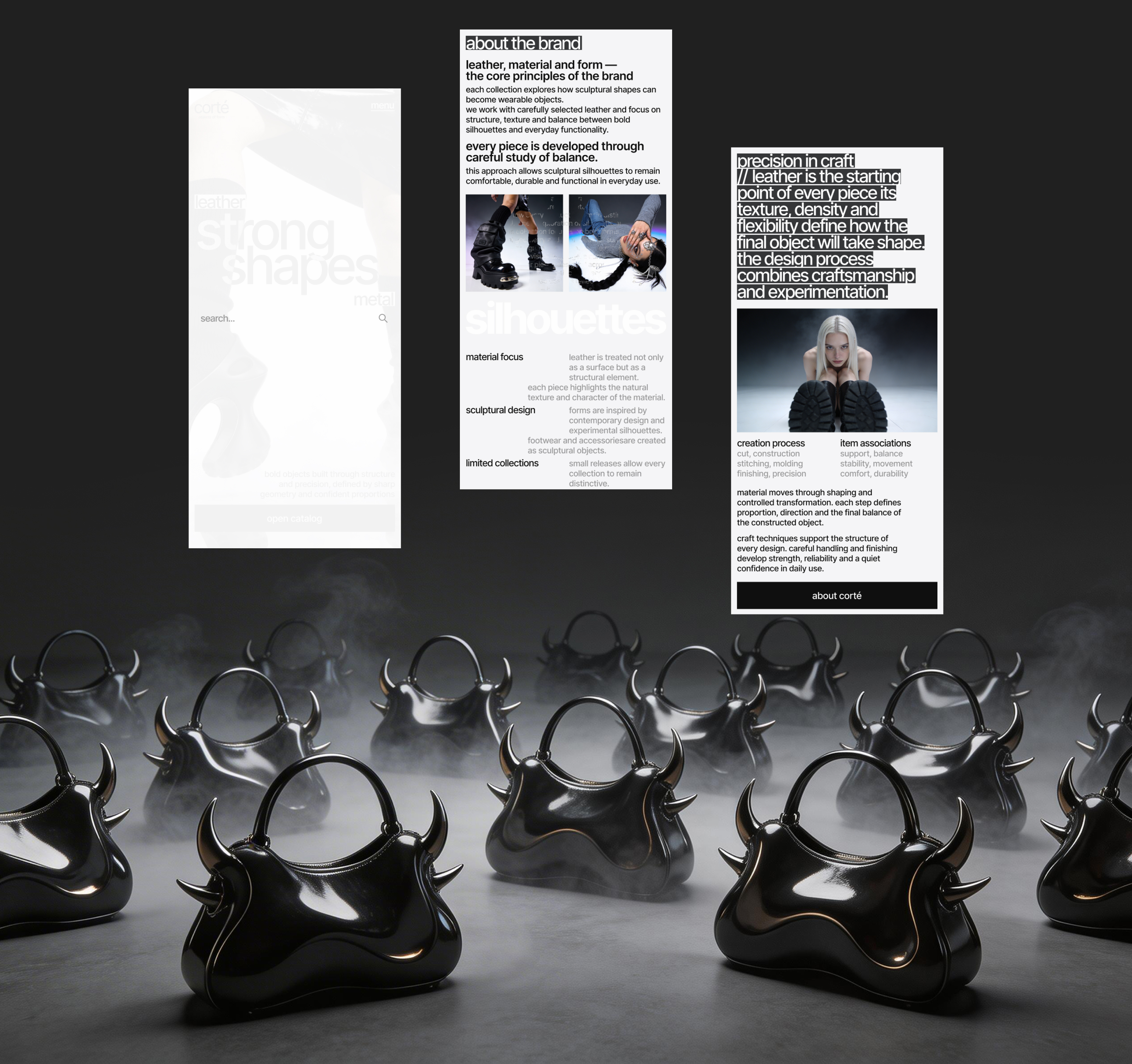 corté | E-commerce — Изображение №4 — Интерфейсы, Графика на Dprofile