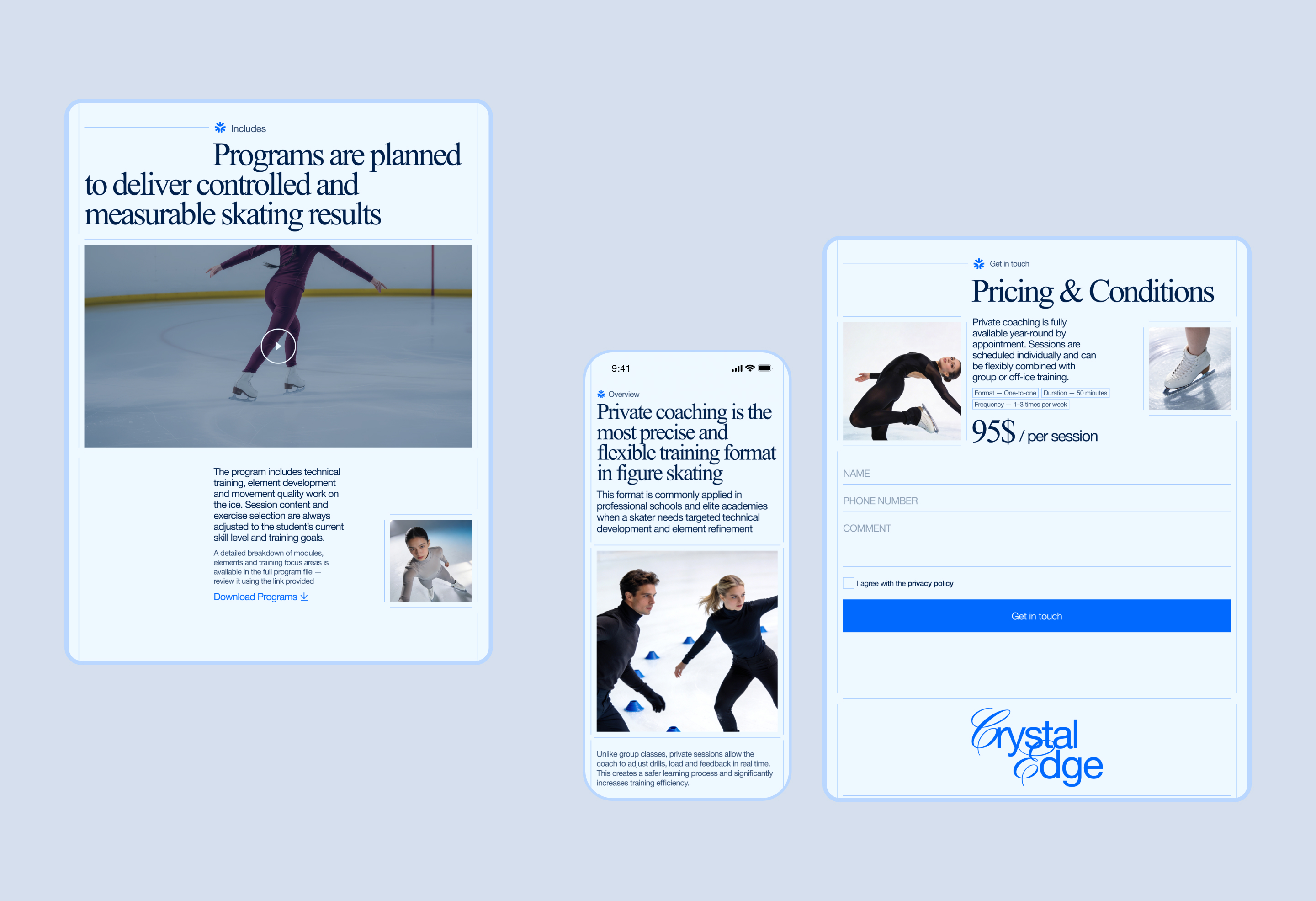 Crystal Edge | Corporate Website — Изображение №10 — Интерфейсы, Брендинг на Dprofile