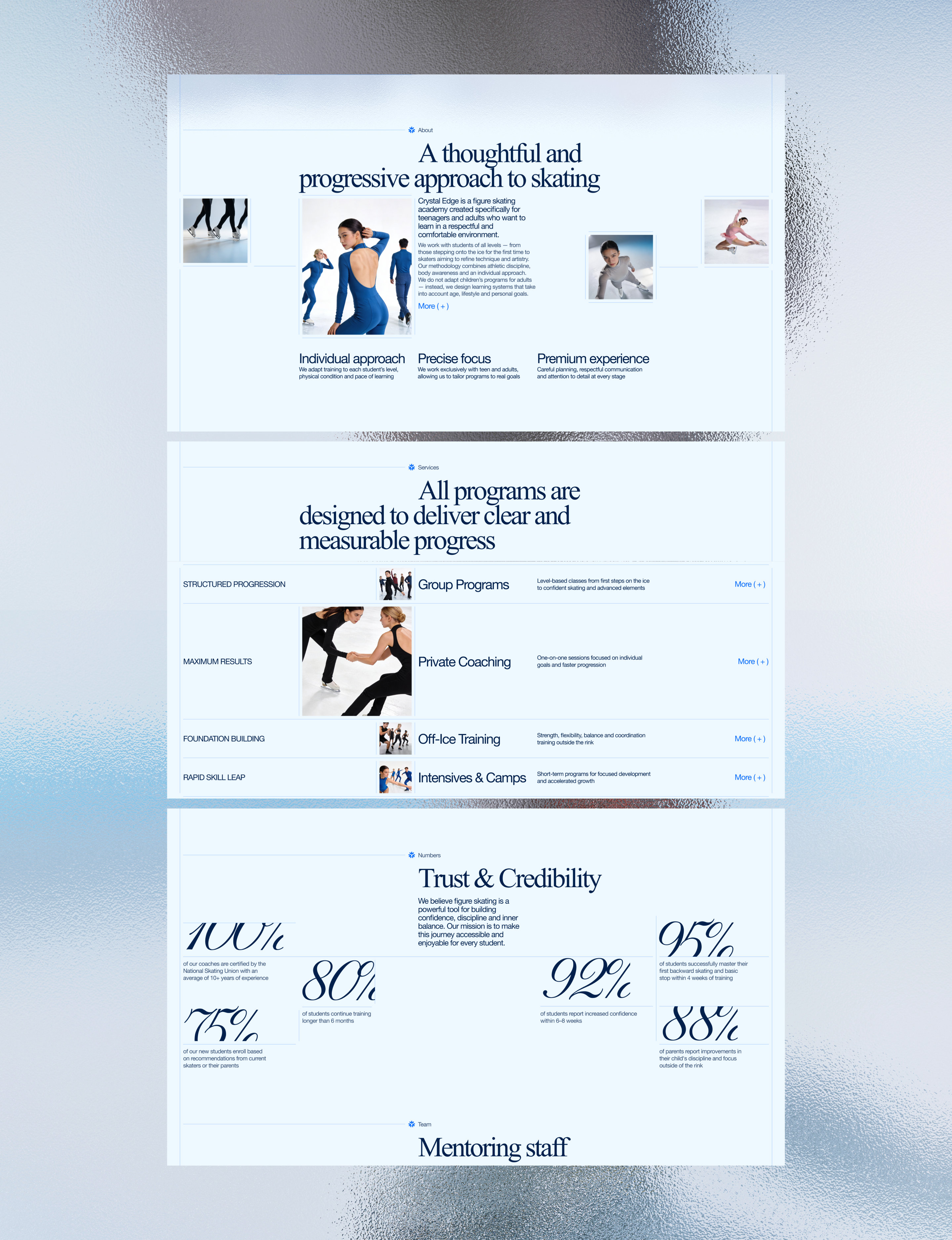 Crystal Edge | Corporate Website — Изображение №3 — Интерфейсы, Брендинг на Dprofile