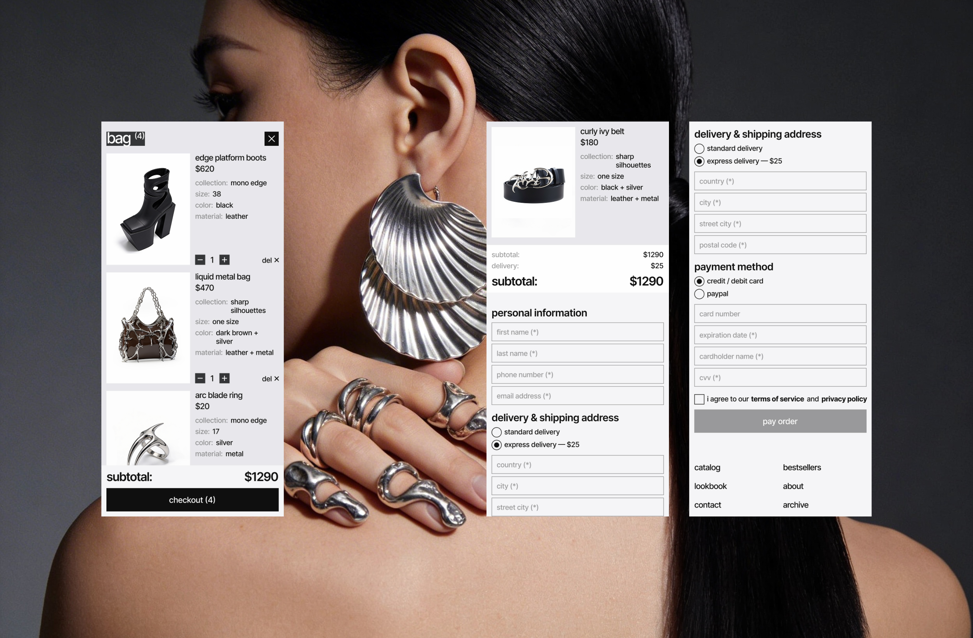 corté | E-commerce — Изображение №12 — Интерфейсы, Графика на Dprofile