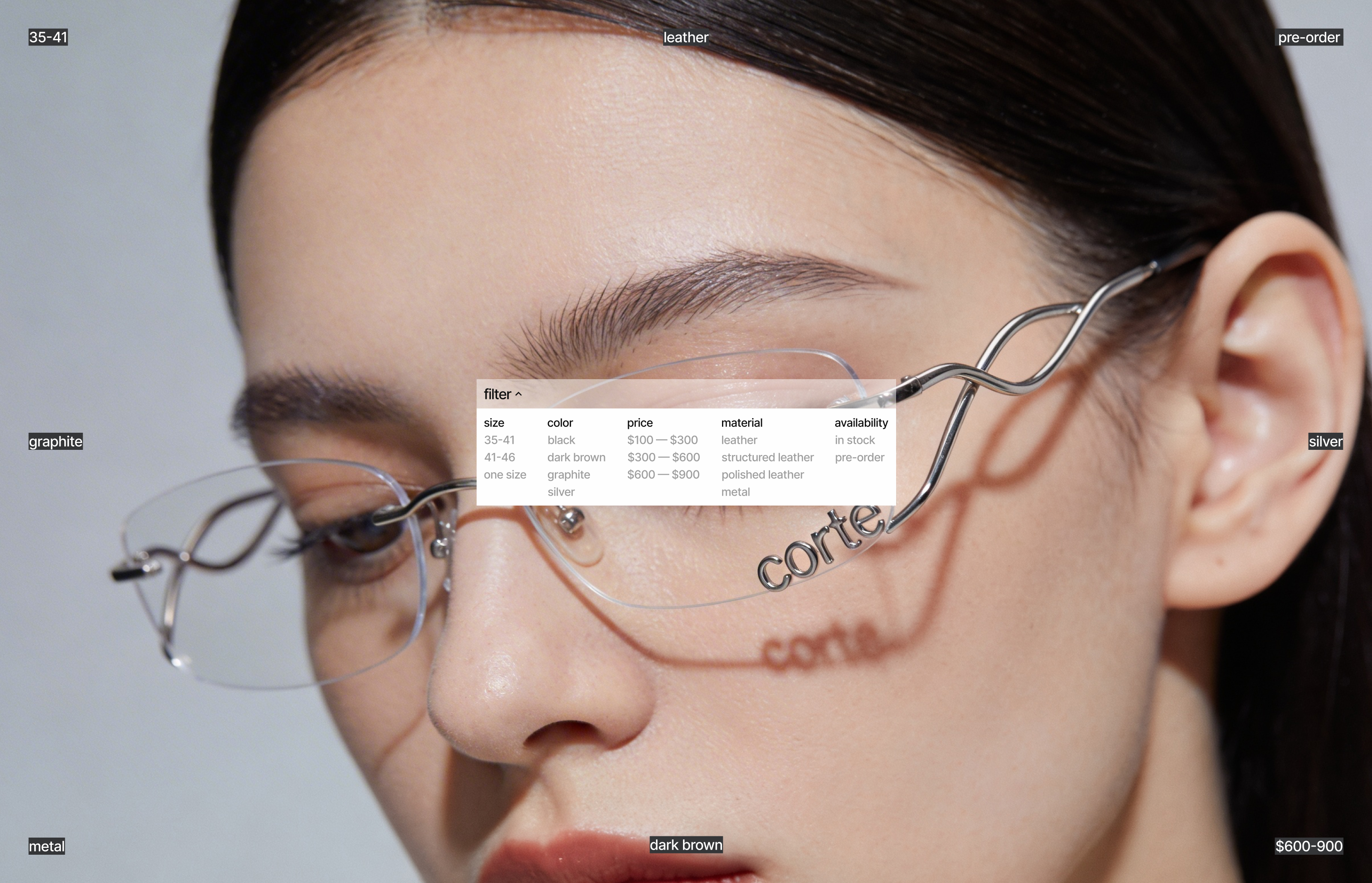 corté | E-commerce — Изображение №8 — Интерфейсы, Графика на Dprofile