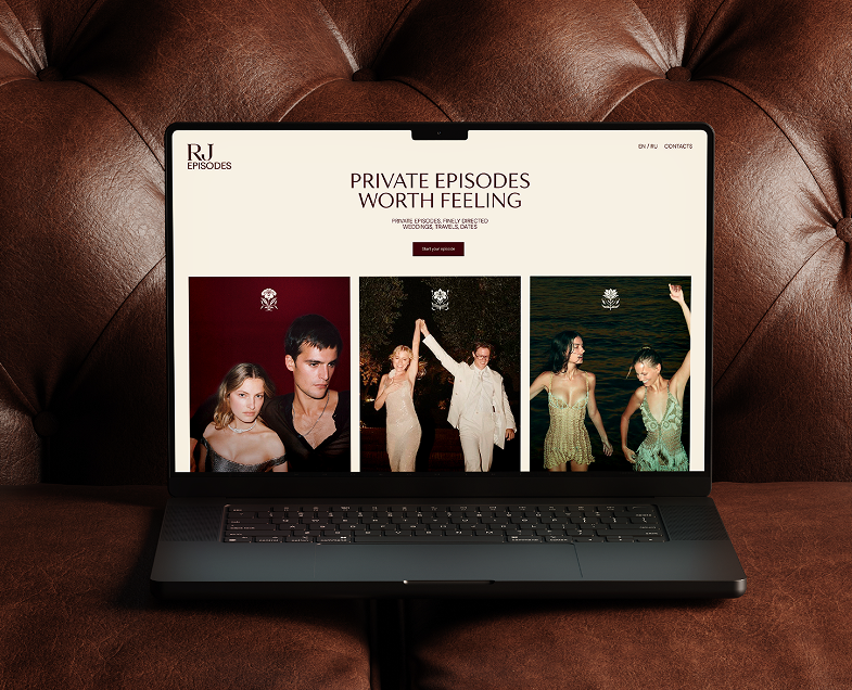 RJ Episodes — брендинг премиального ивент-агентства на Dprofile