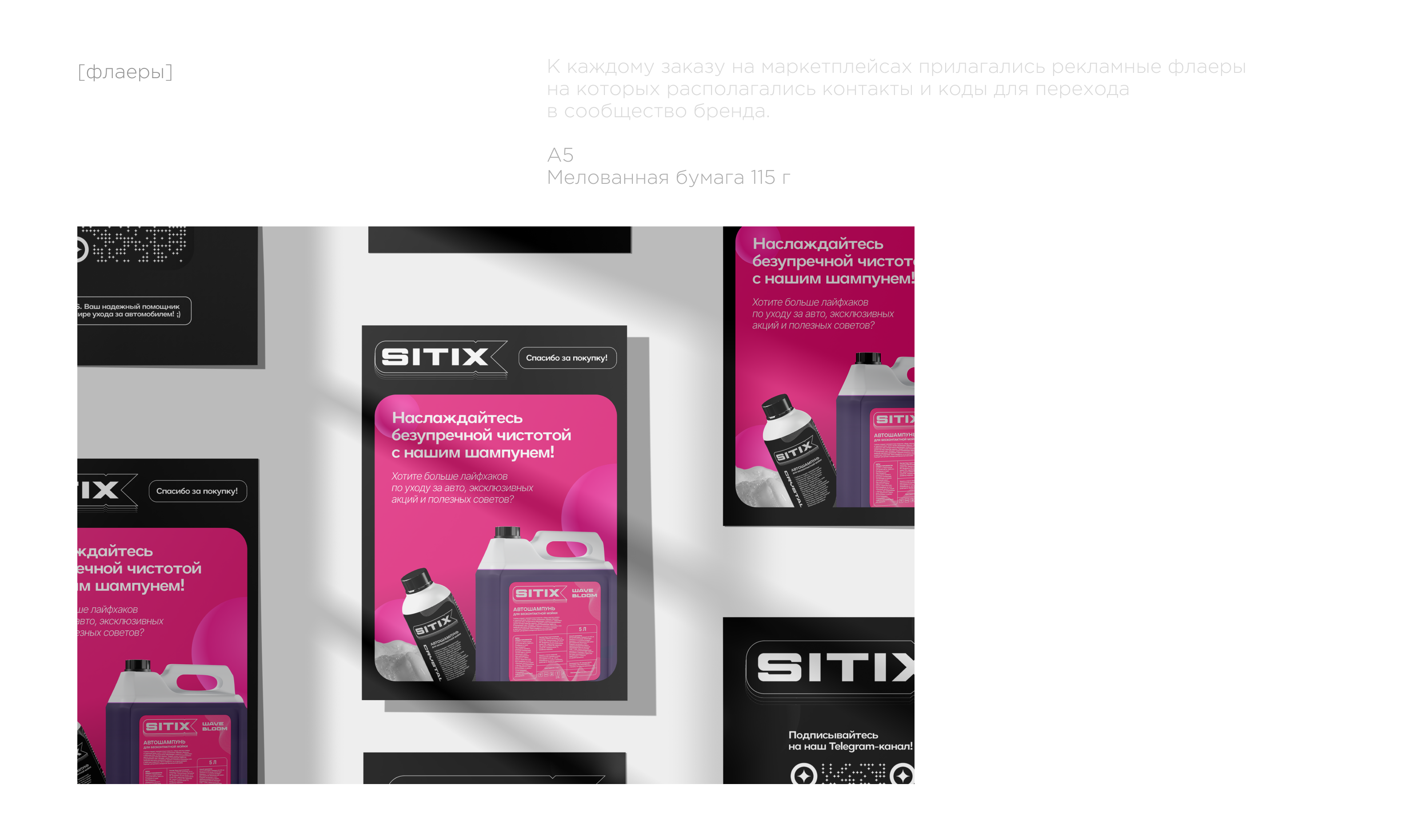 SITIX – бренд авто химии — Изображение №13 — Брендинг, Анимация на Dprofile